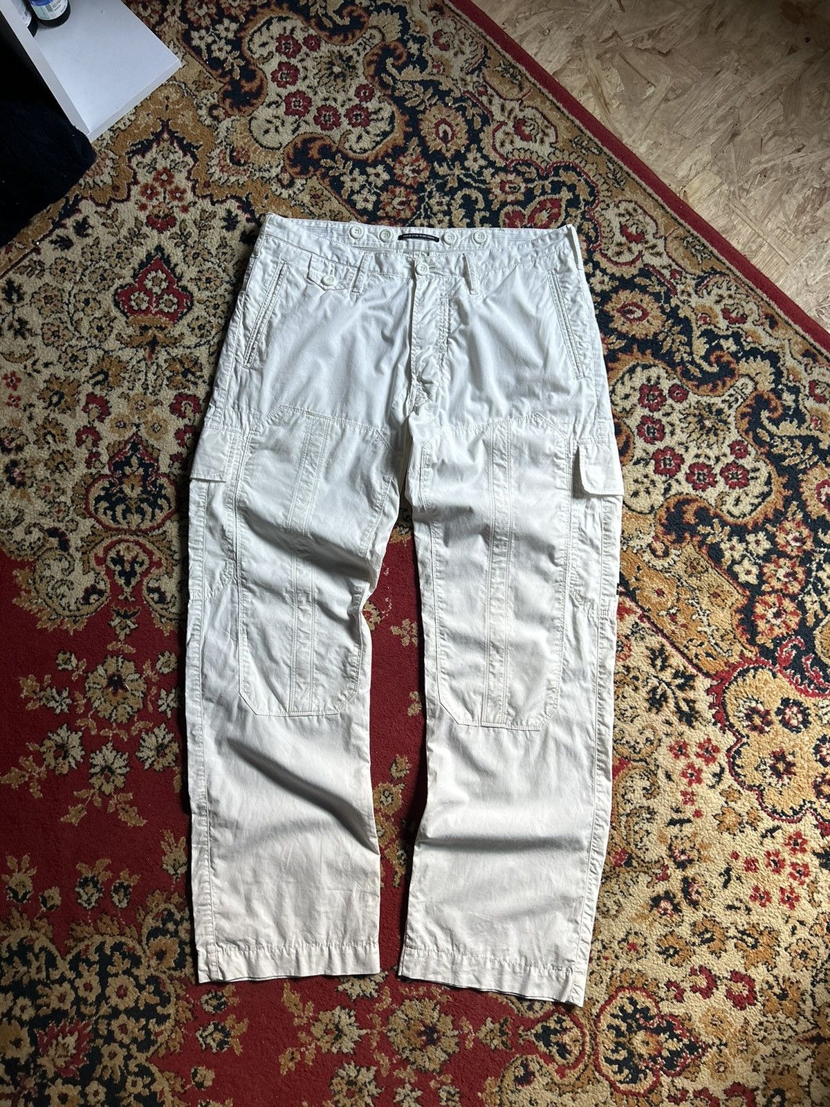 Stone Island × Vintage Stone island denim cargo pants Size US 32 / EU 48 - 7 Thumbnail