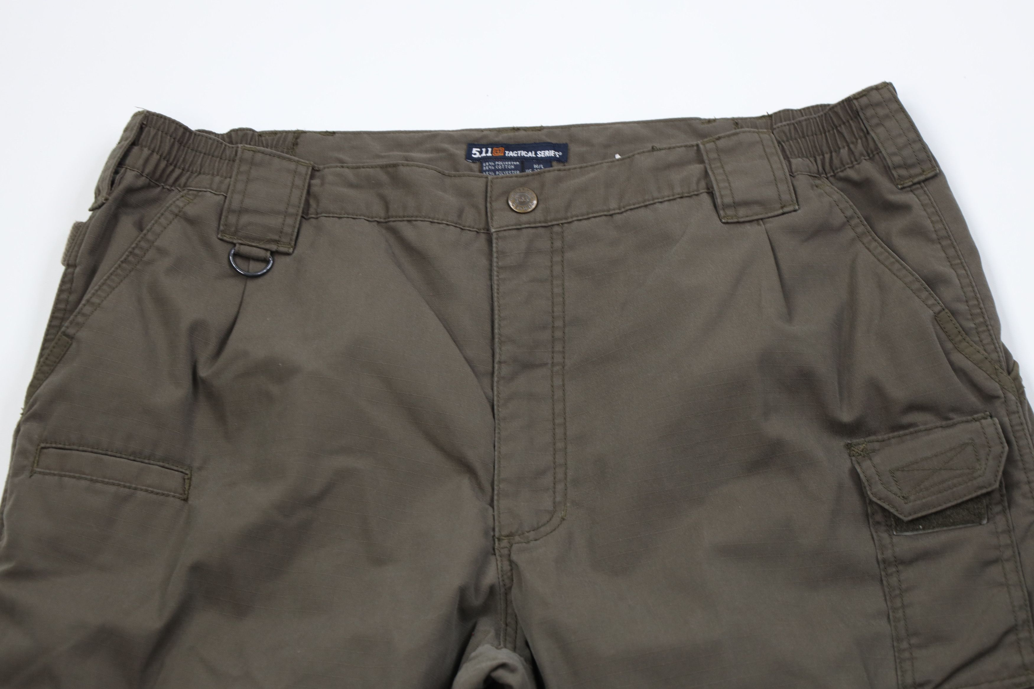 Vintage 5.11 Tactical Series Ripstop Taclite Pro Cargo Pants Olive Size US 38 / EU 54 - 2 Thumbnail