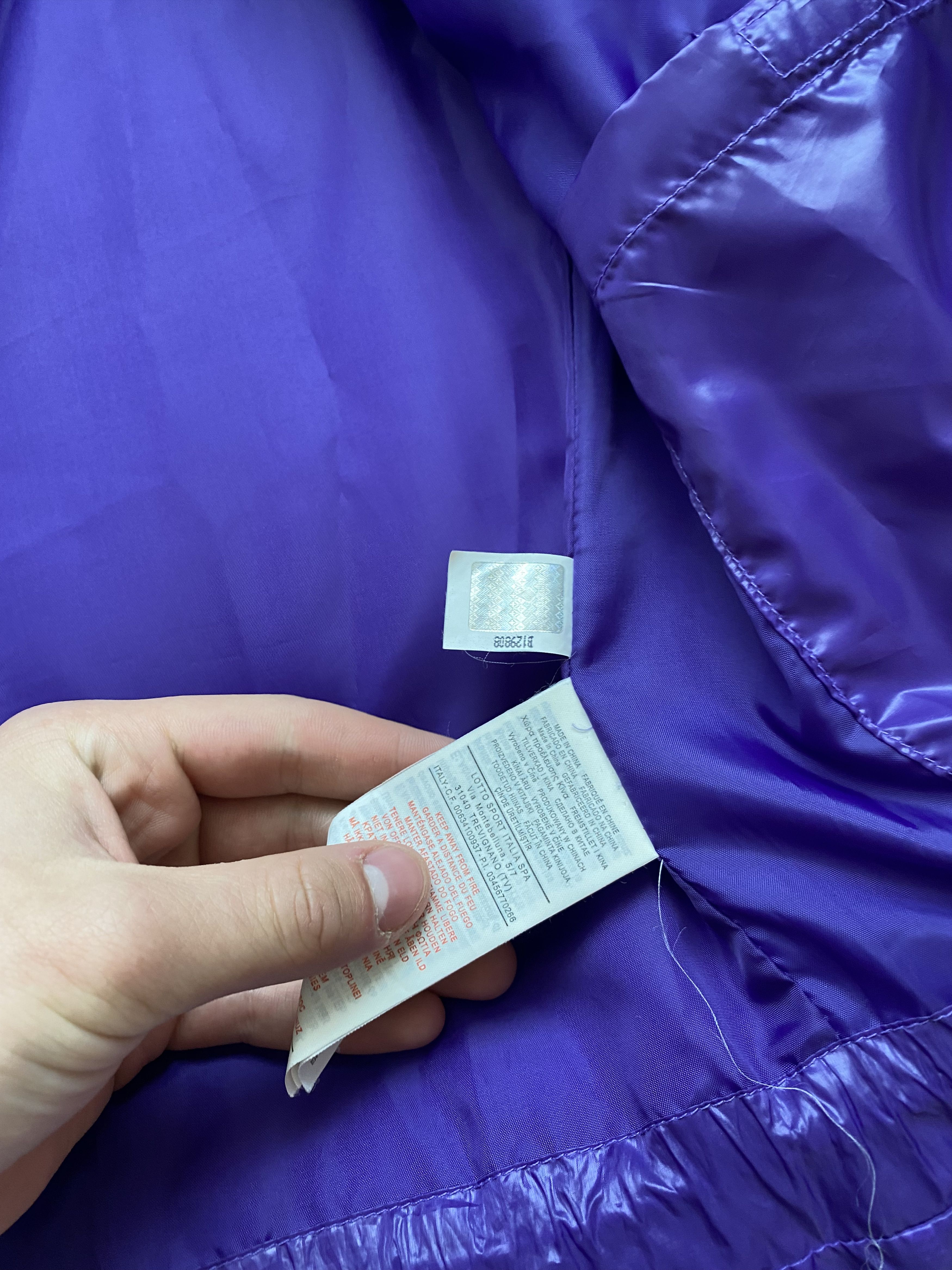 Lotto Sport Very rare Fiorentina lotto down vest football soccer jacket Size US L / EU 52-54 / 3 - 9 Thumbnail