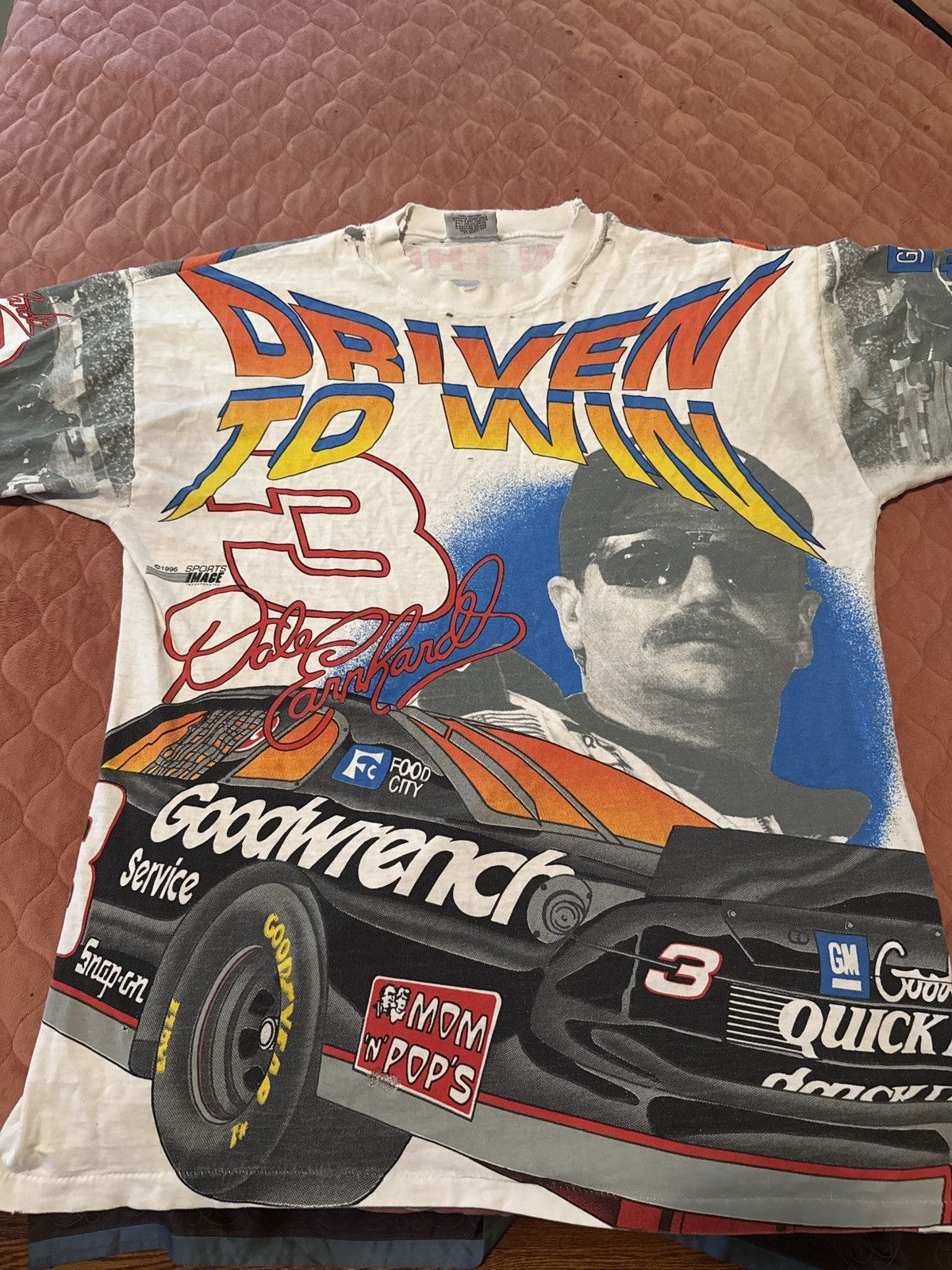 Other Vintage NASCAR Dale Earnhardt Tee Size US XL / EU 56 / 4 - 1 Thumbnail