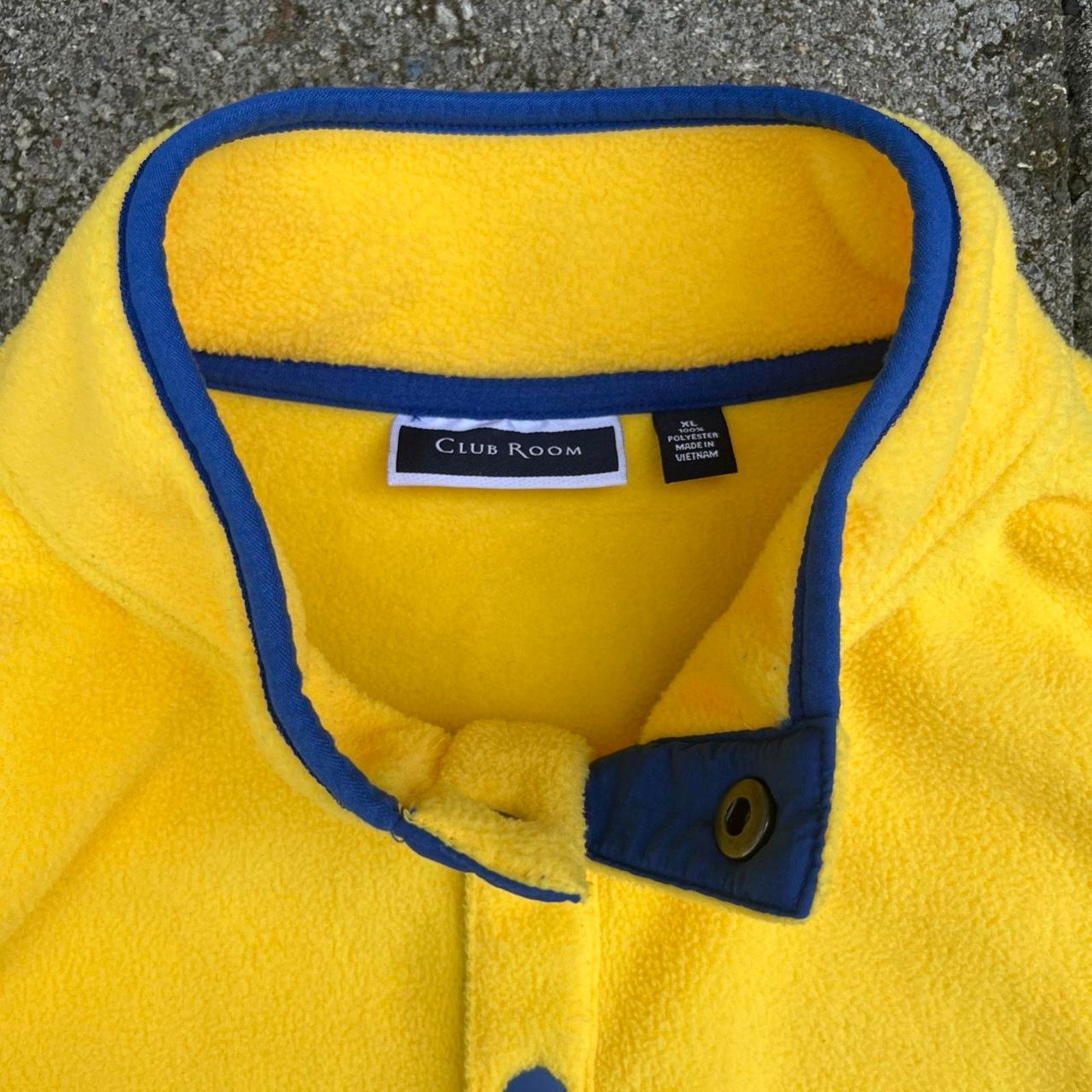 Club Room Club Room Ski Alpine Color Blocked Pullover 1/4 Button-Up Size US XL / EU 56 / 4 - 3 Thumbnail