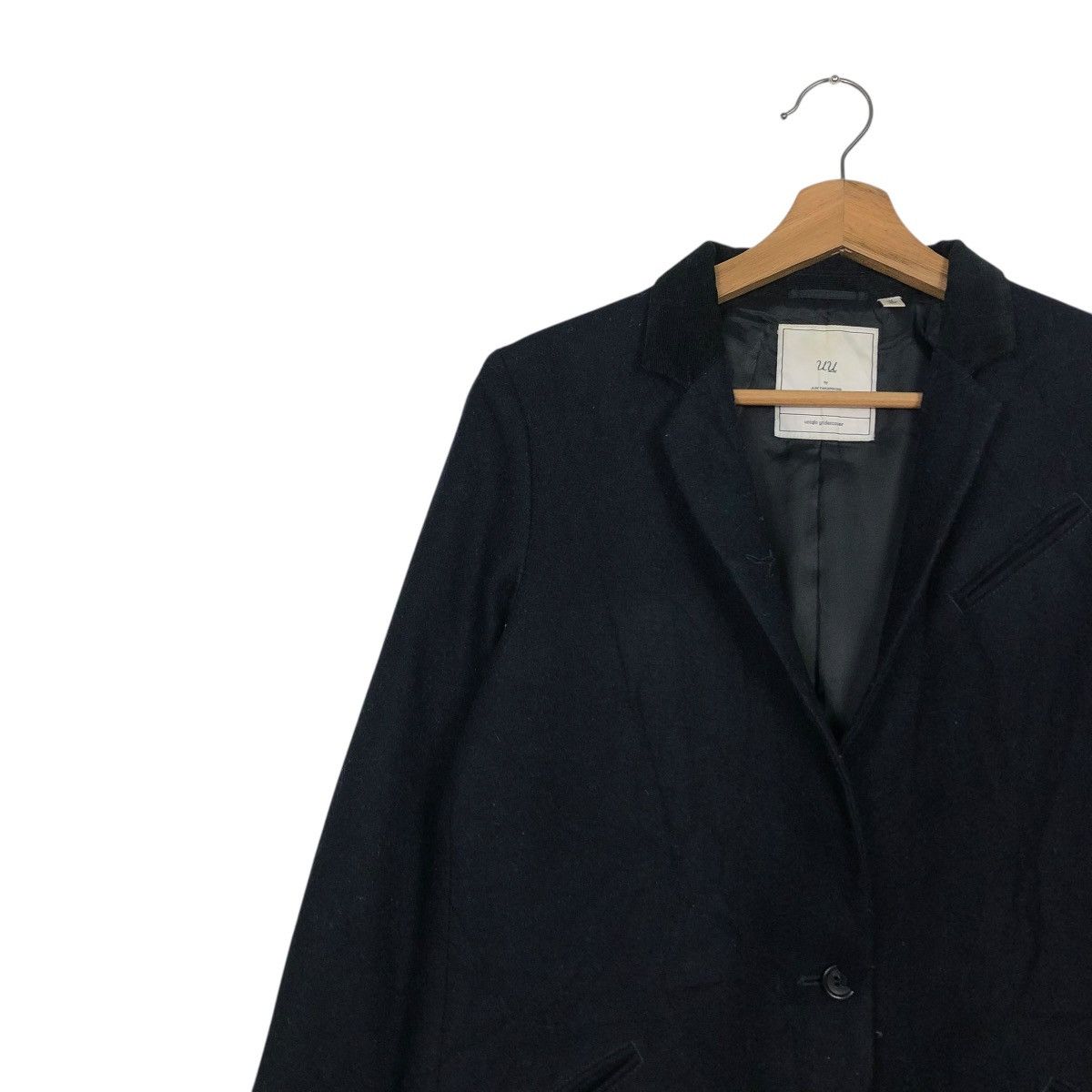 Undercover 🔥RICH BLACK LONG JACKET UNIQLO X UNDERCOVER DOUBLE BREAST Size US M / EU 48-50 / 2 - 10 Thumbnail