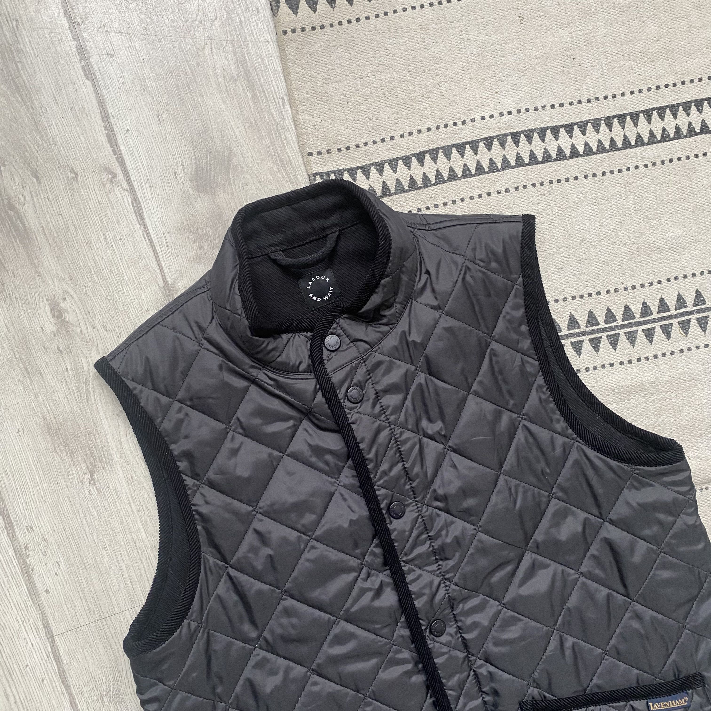Lavenham RRP 380$ Luxury 2in1 Lavenham Quilted vest Cordura gilet Size US S / EU 44-46 / 1 - 4 Thumbnail