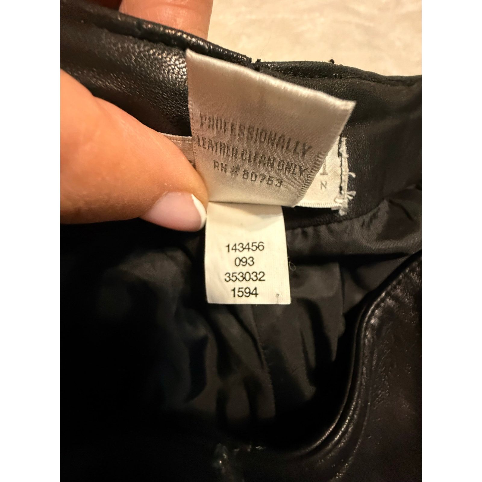 Other Vintage 90s Hugo Buscati Brown Lined Leather Pants Size 6 Size 28" / US 6 / IT 42 - 9 Thumbnail