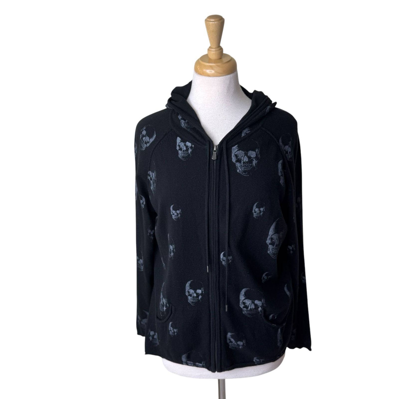Other SKULL CASHERE Cotton Cashmere Full Zip Sweater Medium Size M / US 6-8 / IT 42-44 - 10 Thumbnail