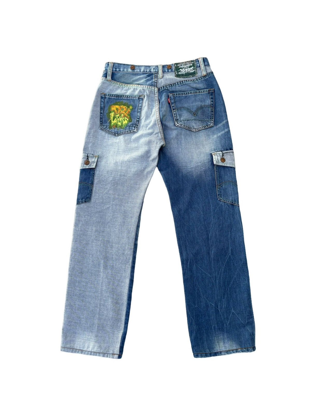 Darren Romanelli Levi's x Darren Romanelli Cargo Denim Pants Size US 30 / EU 46 - 3 Thumbnail