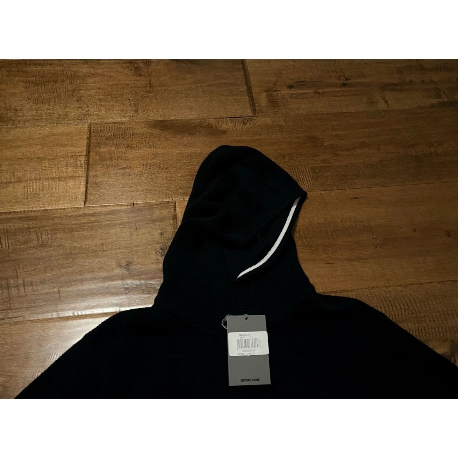 G/FORE G/Fore Waffle Stitch Merino Wool Hooded Sweater Navy Blue - Men's Small - New! Size US S / EU 44-46 / 1 - 3 Thumbnail