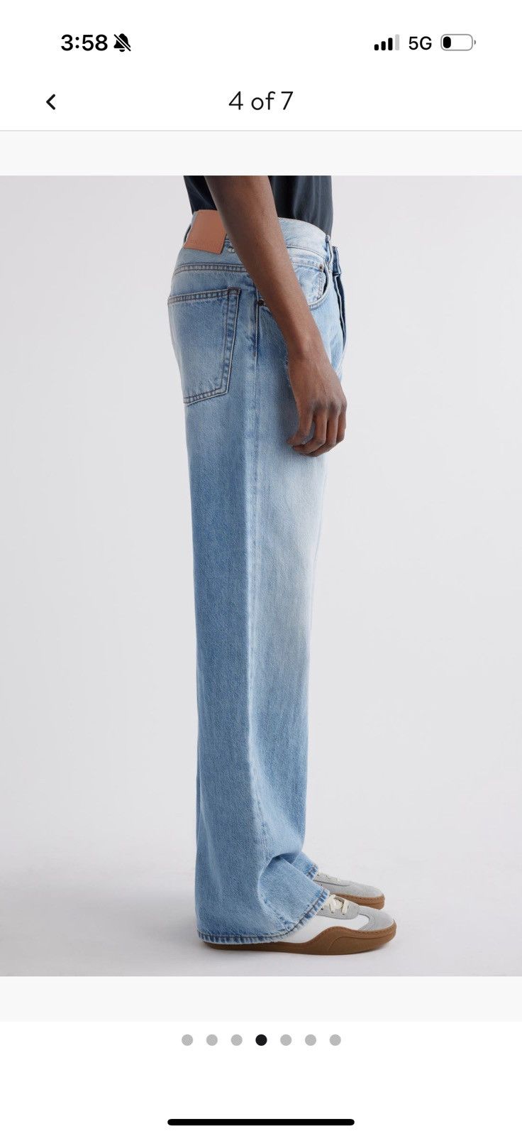 Acne Studios 2024 Men’s Loose Bootcut Jeans by Acne Studios Size US 31 - 4 Thumbnail