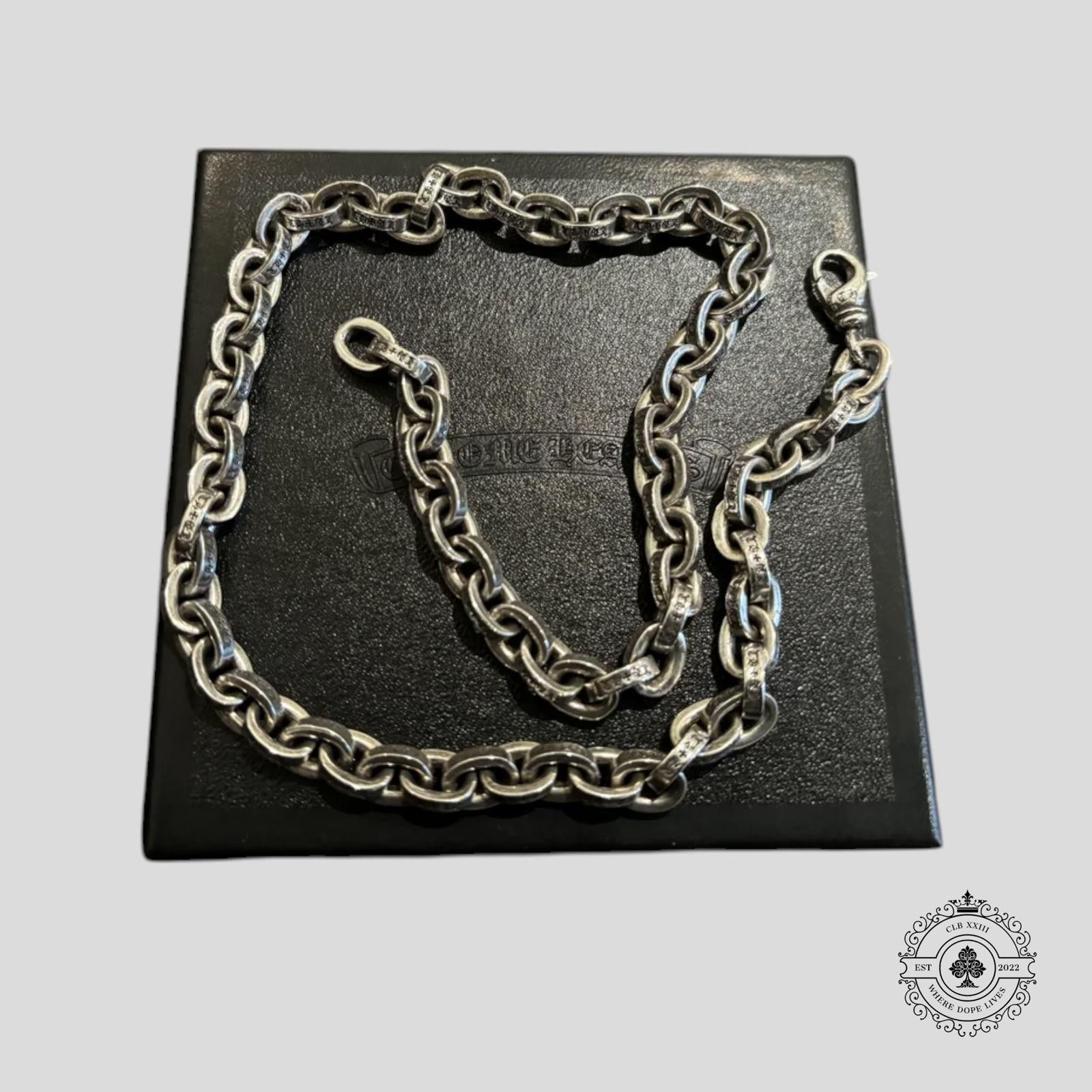 Chrome Hearts Chrome Hearts Paper Chain Necklace in Silver Size ONE SIZE - 1 Thumbnail