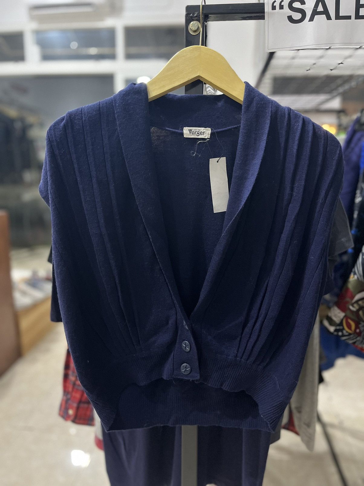 Japanese Brand Luxury Verger Ladies Knit Vest Japanese Brand Size M / US 6-8 / IT 42-44 - 1 Thumbnail