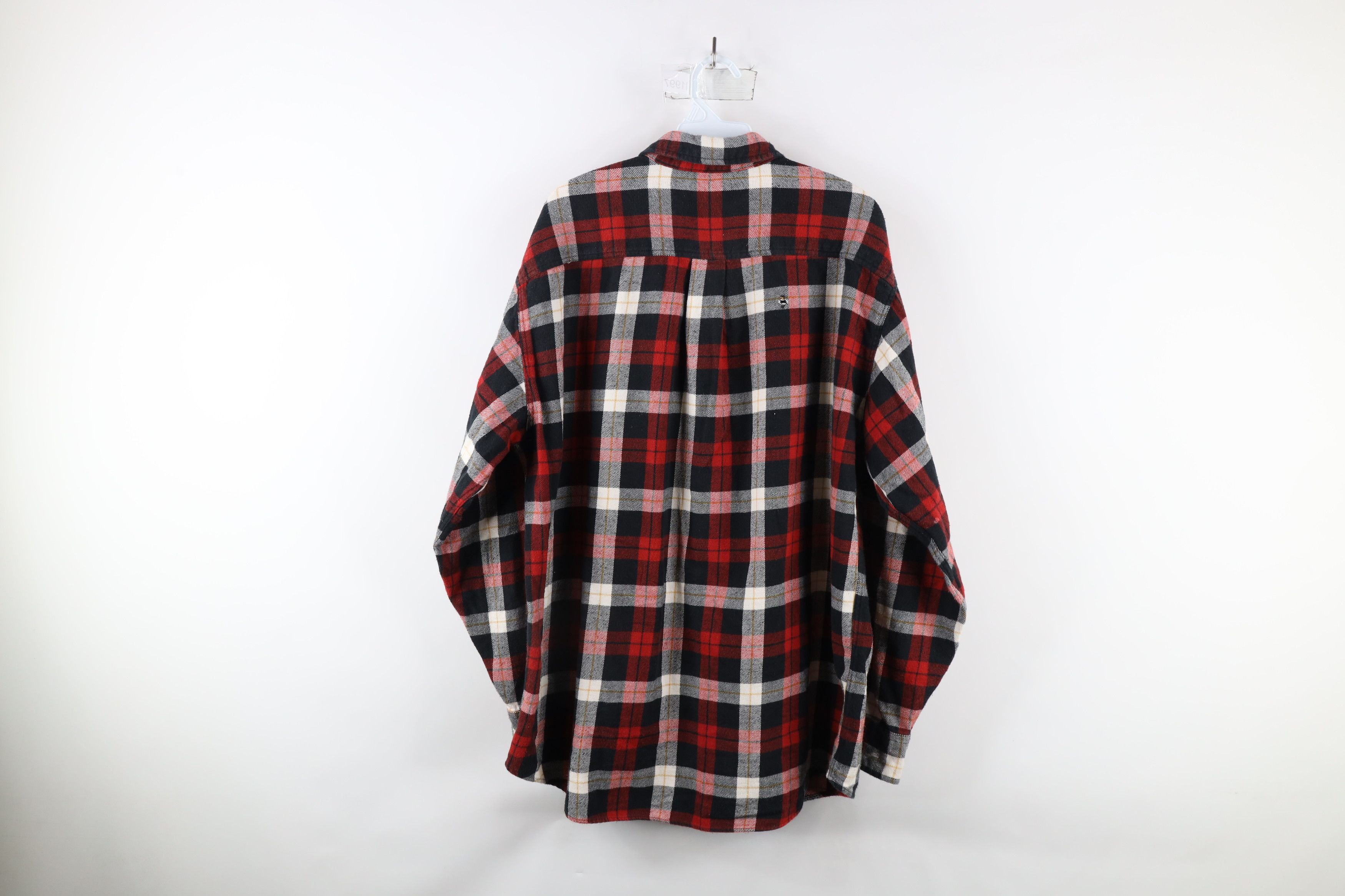 J.Crew × Vintage Vintage 90s J Crew Flannel Collared Button Down Shirt Plaid Size US L / EU 52-54 / 3 - 12 Thumbnail