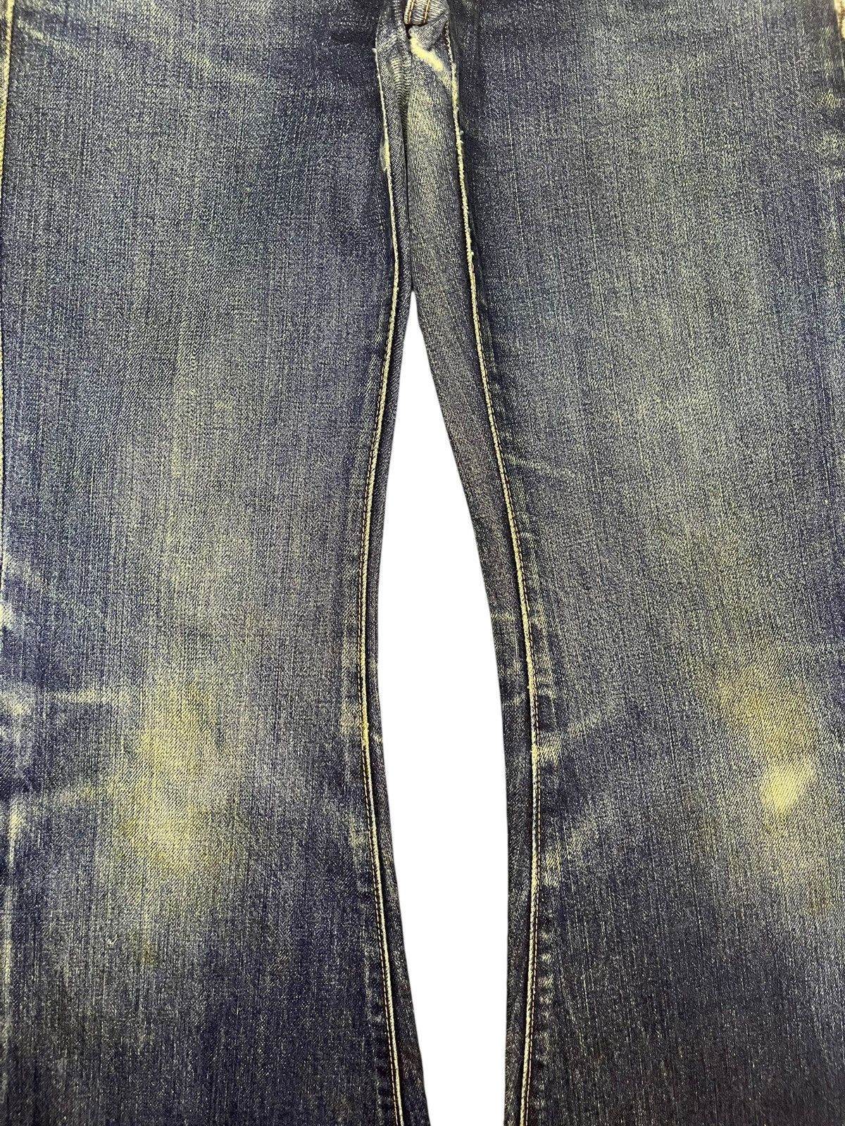 Hysteric Glamour Vintage Japanese Brand Mud Wash Distress Flare Jeans Size 27" / US 4 / IT 40 - 3 Thumbnail