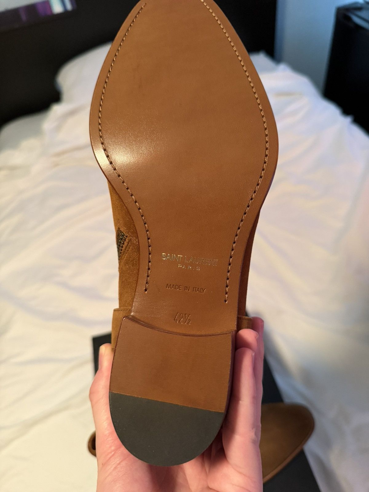 Saint Laurent Paris BNWT FW13 Ochre Harness Boot Size US 9.5 / EU 42-43 - 7 Thumbnail
