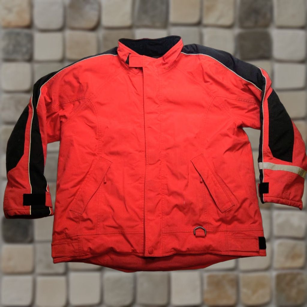 Vintage Cabela's Coat Parka Zip Up Heavy Collared Knit Nylon Softshell Red XL Mens Winter Outdoor Ice Fishing Hi-Vis Logo Size US XL / EU 56 / 4 - 1 Thumbnail