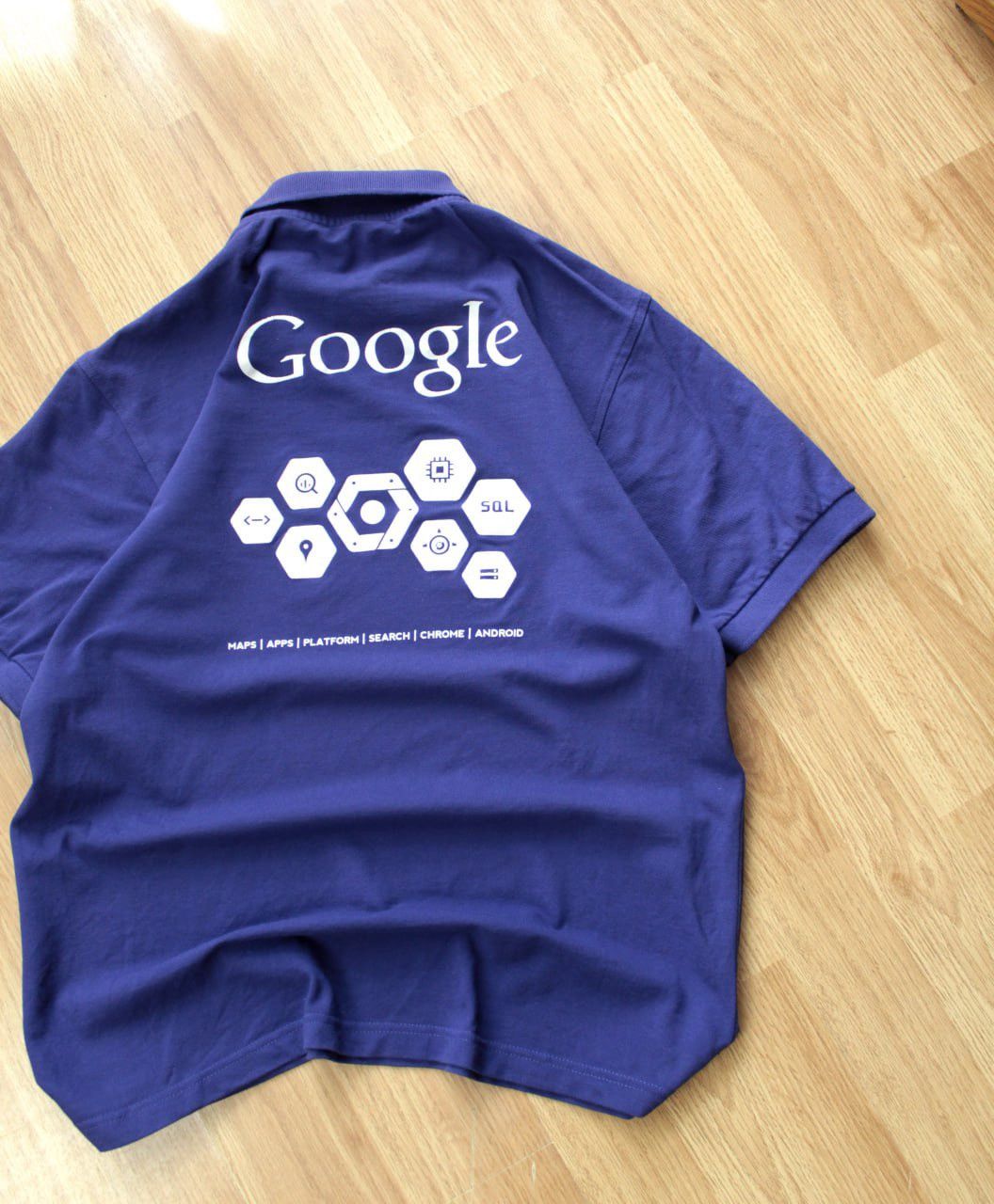 🔥 Vintage Google Chrome T Shirt Apple Microsoft Polo Ralph
