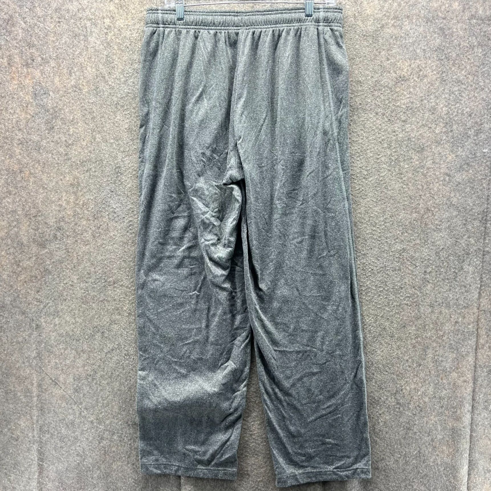 Adidas VINTAGE Adidas Sweatpants Mens Large Gray Lightweight Trefoil Heather Sweatpants Size US 33 - 2 Thumbnail