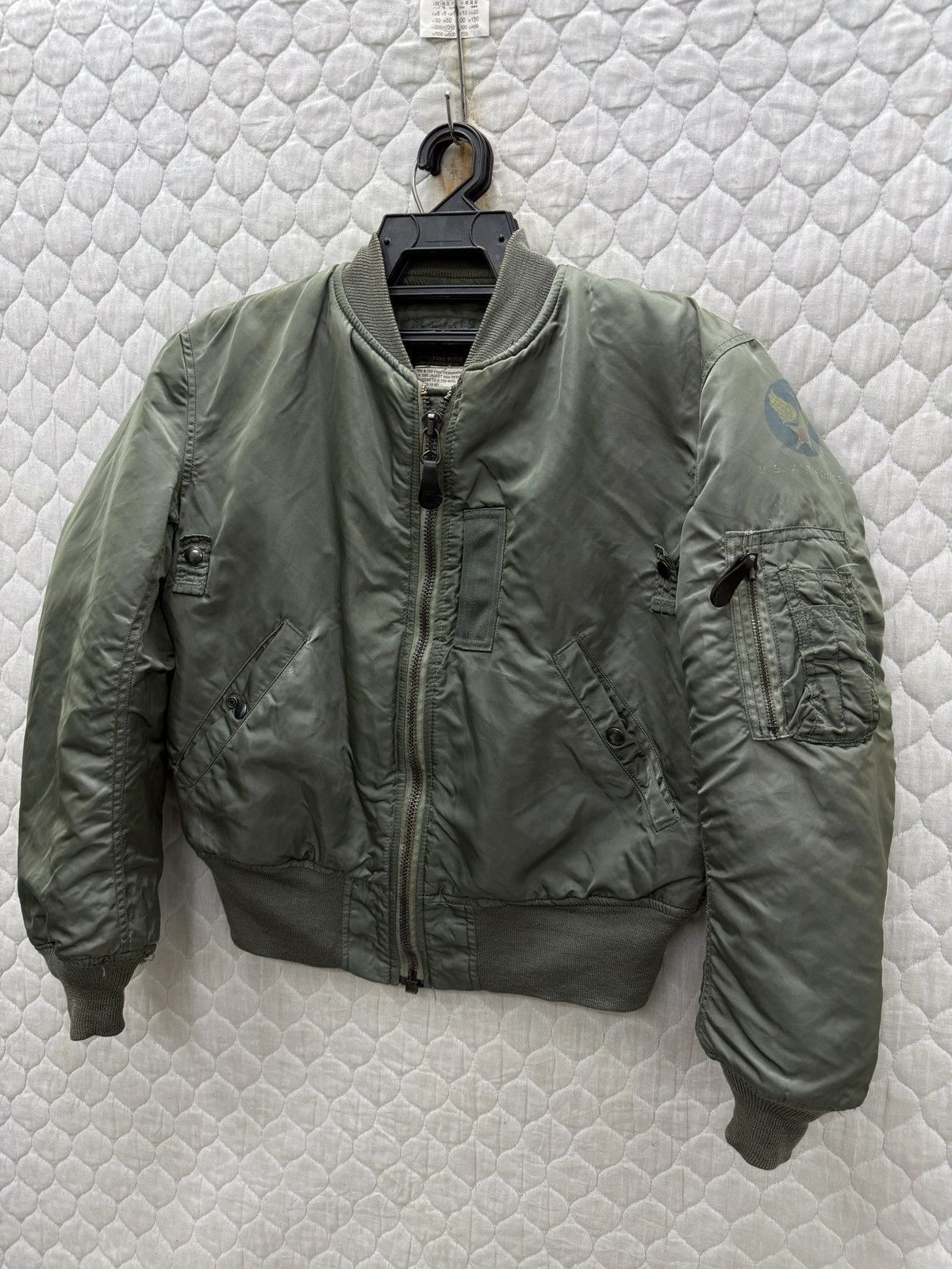 Alpha Industries 🔥🔥🔥ARCHIVE VINTAGE ALPHA INDUSTRIES BOMBER JACKET Size US L / EU 52-54 / 3 - 3 Thumbnail