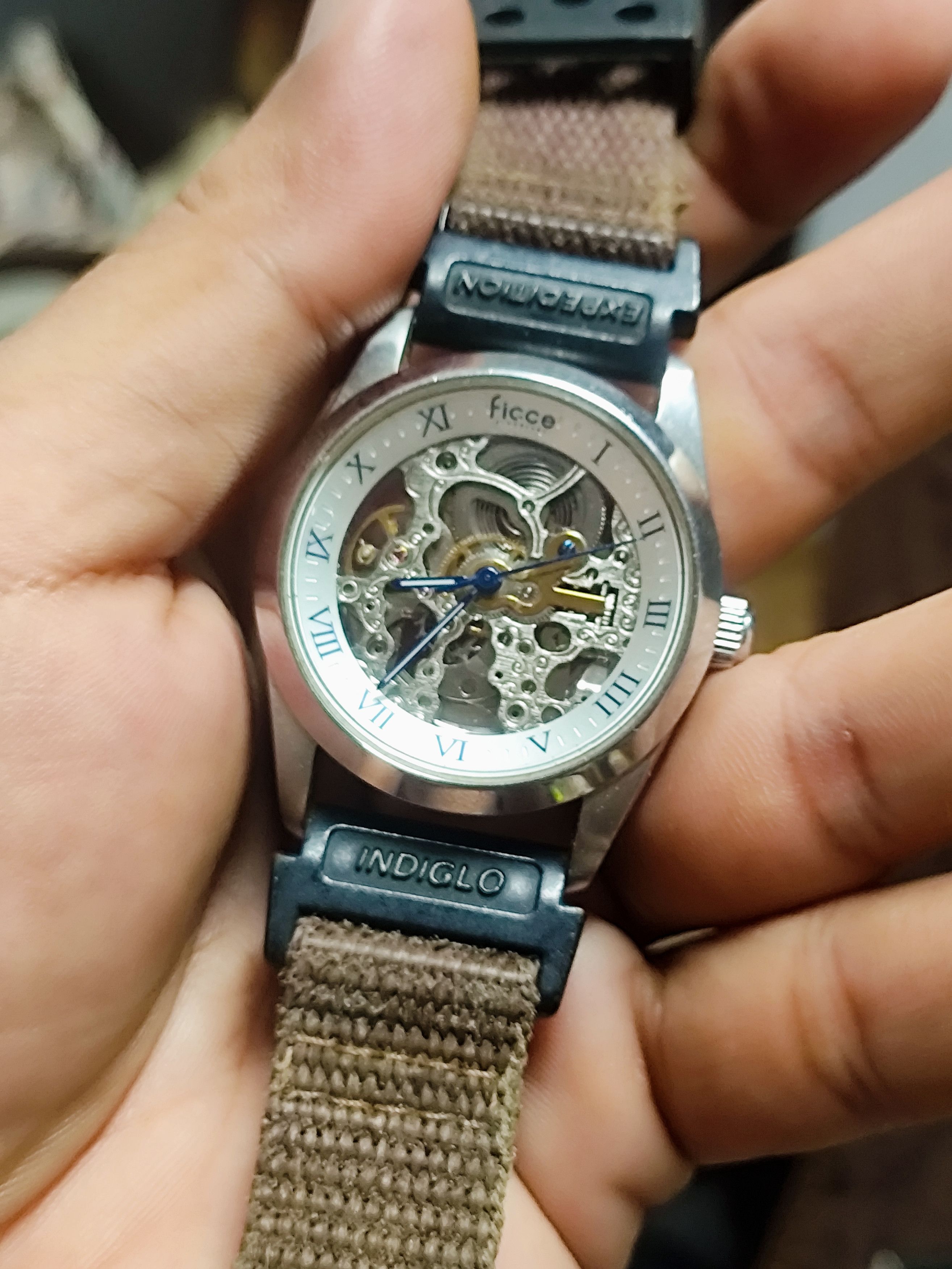 Japanese Brand Vintage Automatic Watch Transparent Engine. JAPAN ENGINE Size ONE SIZE - 8 Thumbnail