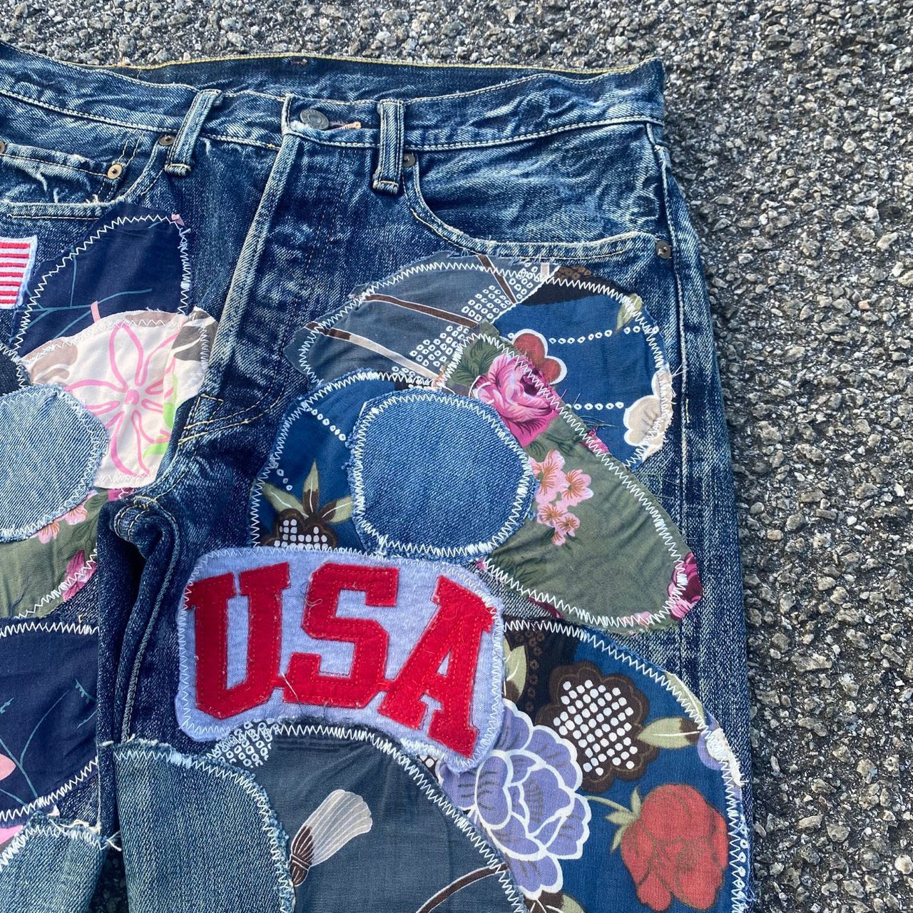 Kapital Kountry Vintage Kapital Hippies Denim Jeans Size US 32 / EU 48 - 10 Thumbnail