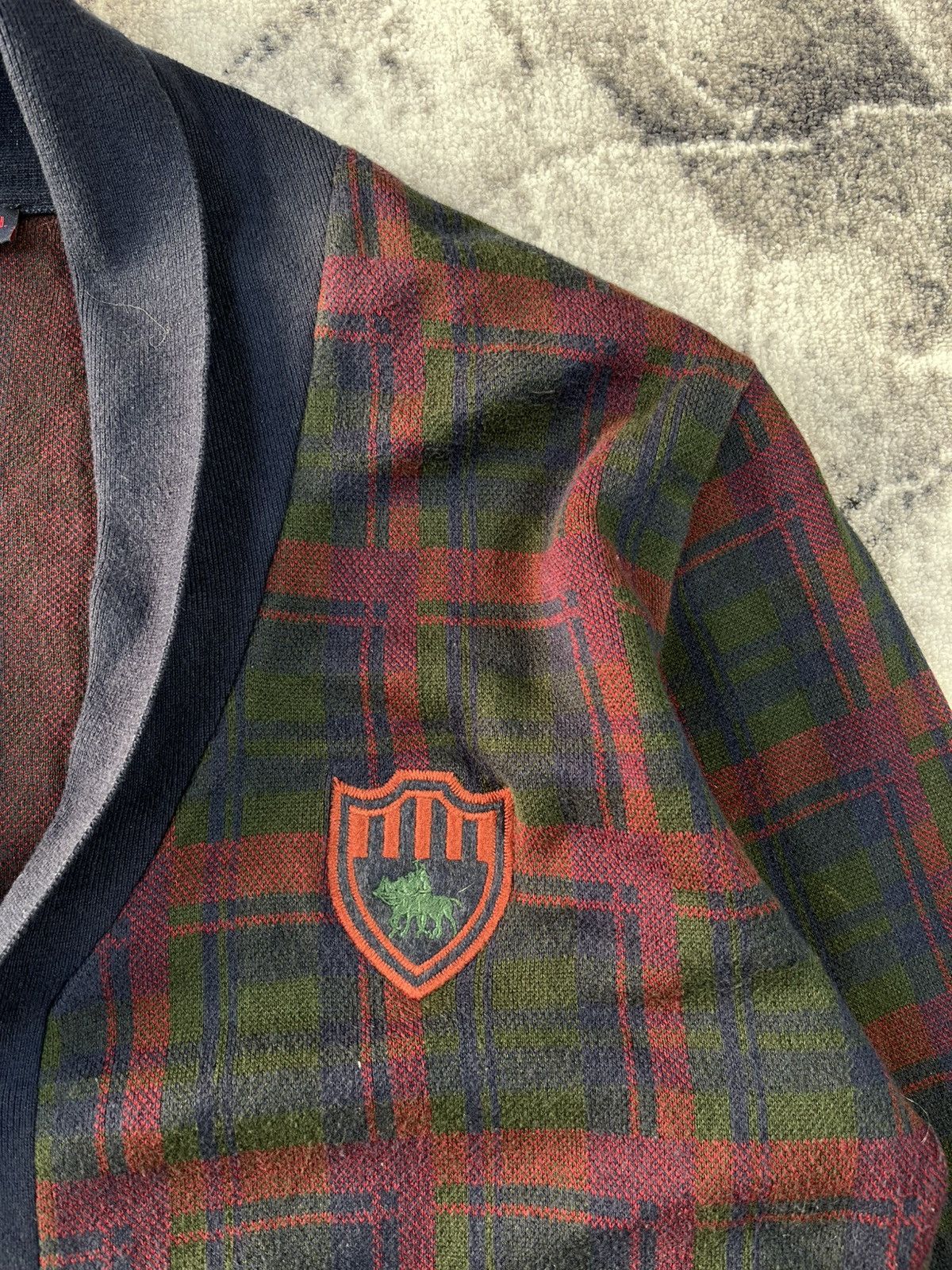 U.S. Polo Assn. US Polo Assn Shawl Collar Cardigan Plaid Logo XXL Size US XXL / EU 58 / 5 - 5 Thumbnail