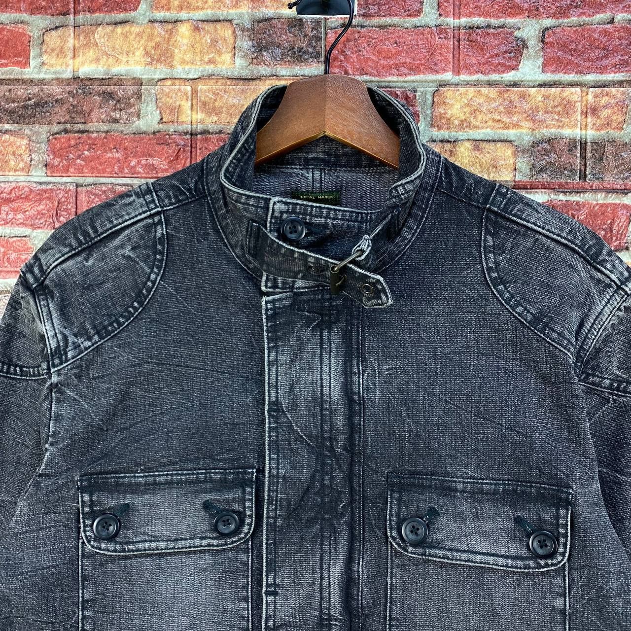 Japanese Brand RARE ROYAL HAREX AW1997 TOKYO DENIM CHORE JACKET VINTAGE Size US M / EU 48-50 / 2 - 6 Thumbnail