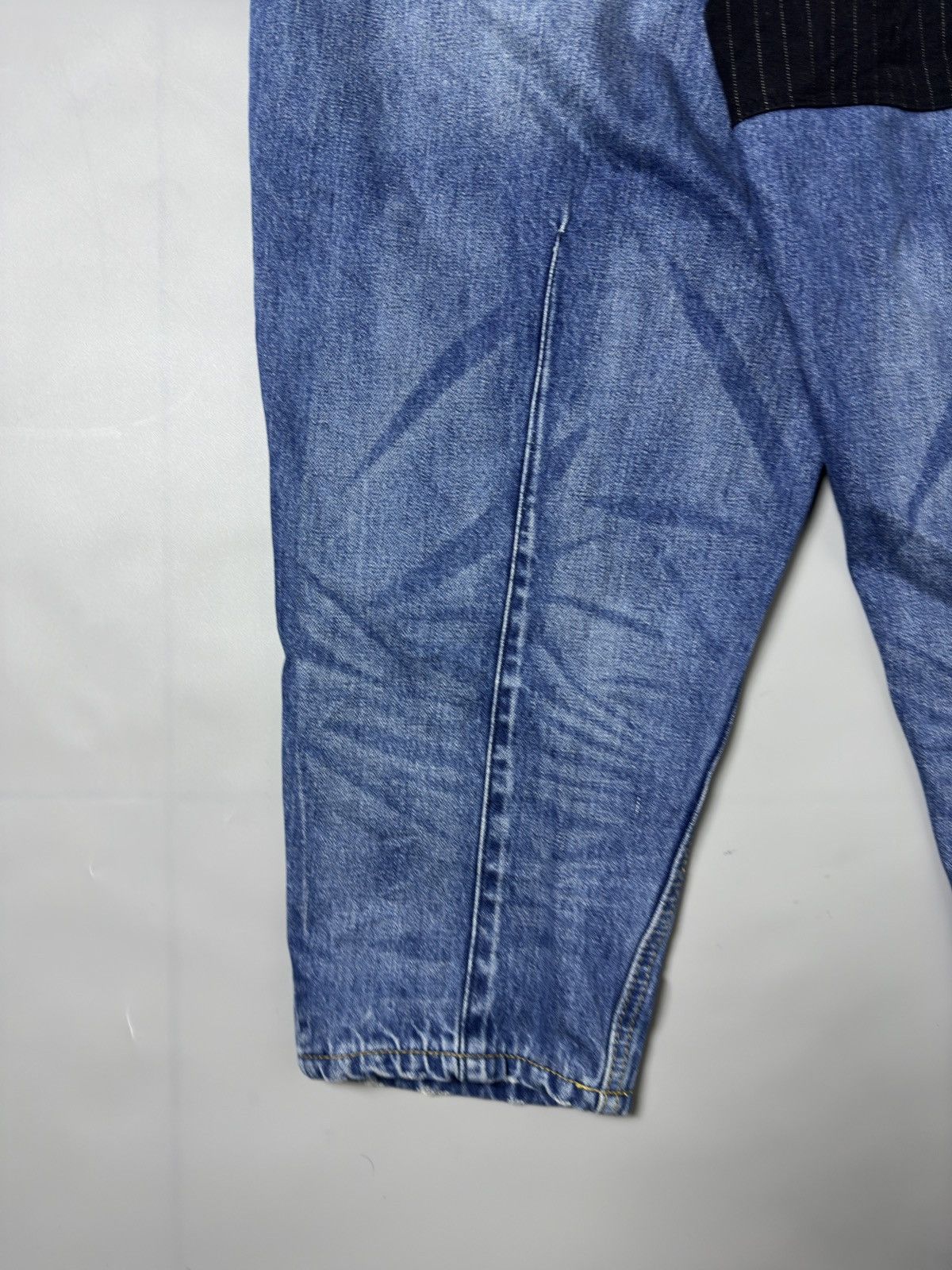 Comme des Garcons × Junya Watanabe CDG - JUNYA WATANABE — DENIM PATCHWORK JEANS Size US 32 / EU 48 - 21 Thumbnail
