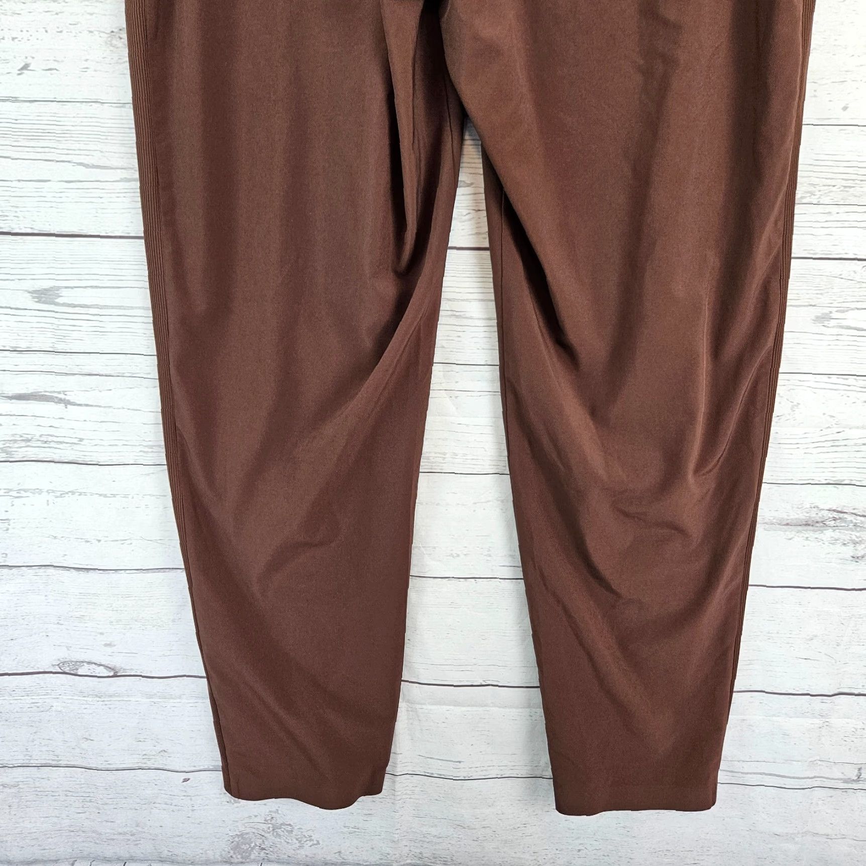 Athleta Athleta Pant Ankle Womens 12 Brown High Rise Pull On Athleisure Size 34" / US 12 / IT 48 - 5 Thumbnail