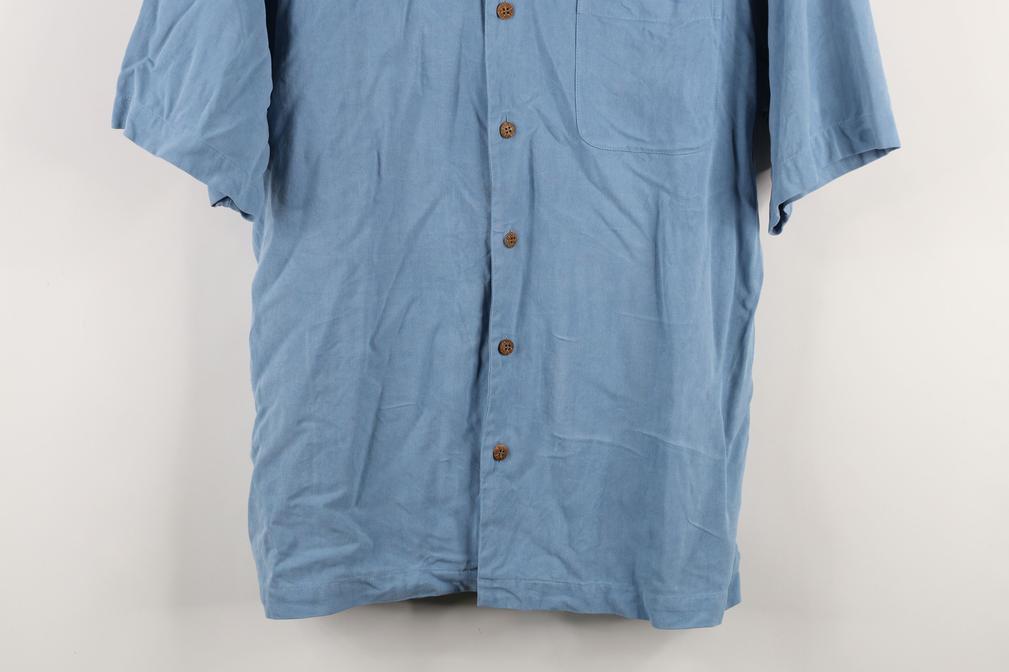 Vintage Vintage 90s Herringbone Big Game Charters Fish Button Shirt Size US M / EU 48-50 / 2 - 3 Thumbnail