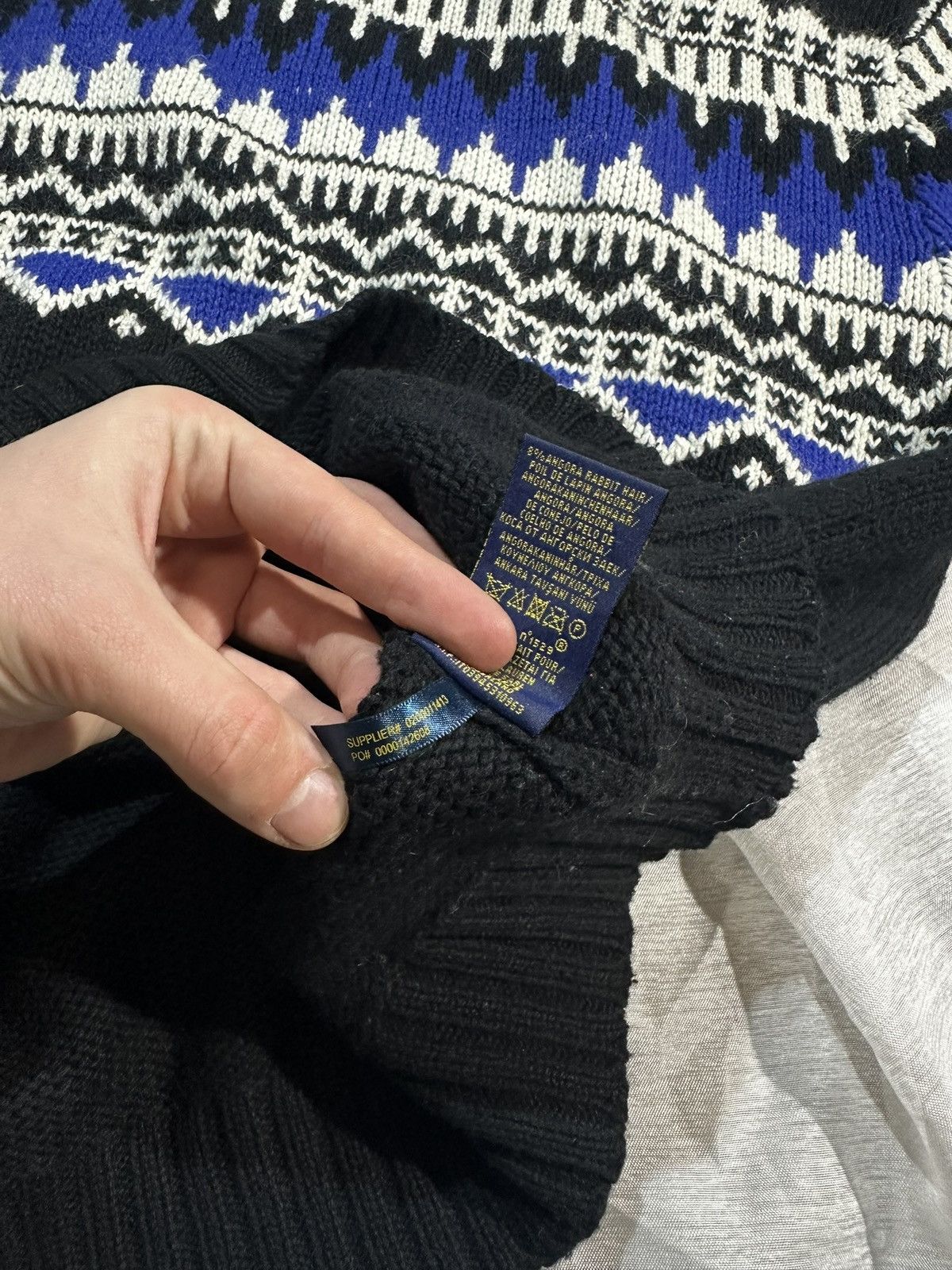 Polo Ralph Lauren Polo Ralph Lauren Fair Isle Wool Blend Sweater Jumper Knit Size US L / EU 52-54 / 3 - 11 Thumbnail