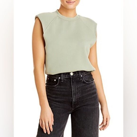 Jonathan Simkhai NEW Jonathan Simkhai Channing Terry sweatshirt sleeveless Size S / US 4 / IT 40 - 1 Thumbnail