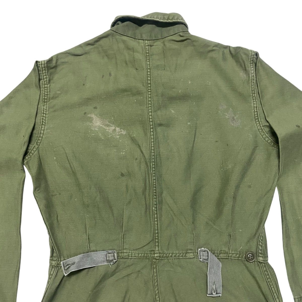 Vintage Vintage Us Army OG-107 Sateen Coveralls Vietnam War Size US 34 / EU 50 - 10 Thumbnail
