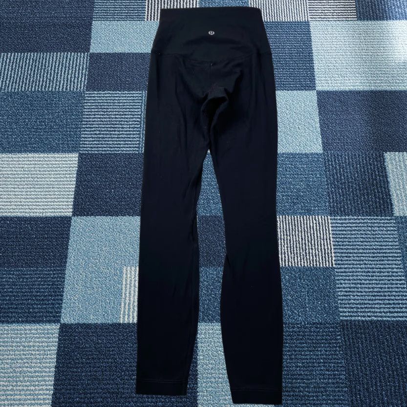Lululemon Leggings Women 0 Black Align Pant Ii 25" Crop Nulu Yoga Workout