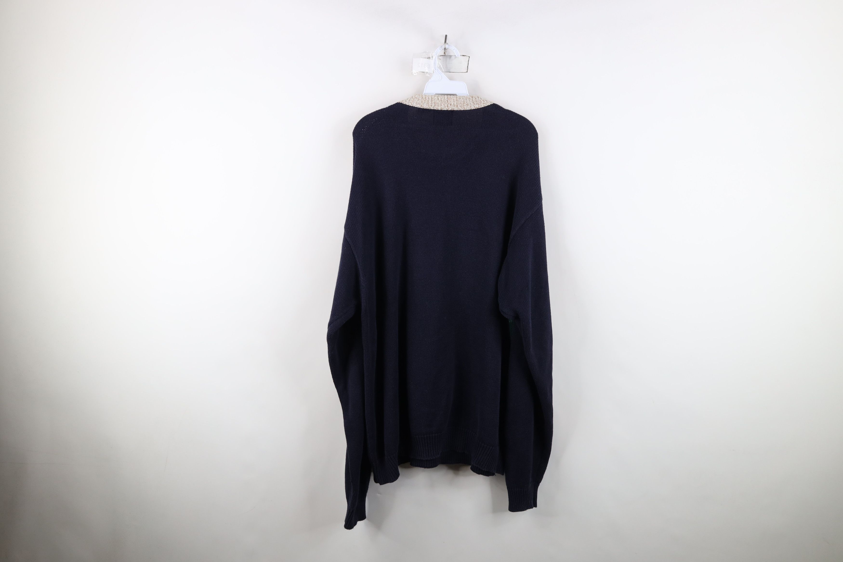 Vintage Vintage 90s Streetwear All Over Print Knit Crewneck Sweater Size US XXL / EU 58 / 5 - 11 Thumbnail