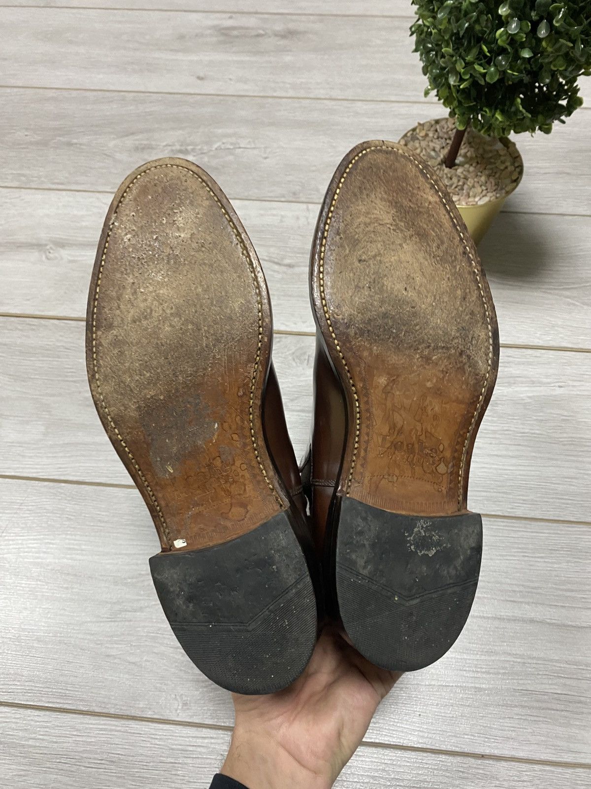 Loake Loake Wareing Leather Boots Chelsea Shoes Brown Size US 8.5 / EU 41-42 - 11 Thumbnail