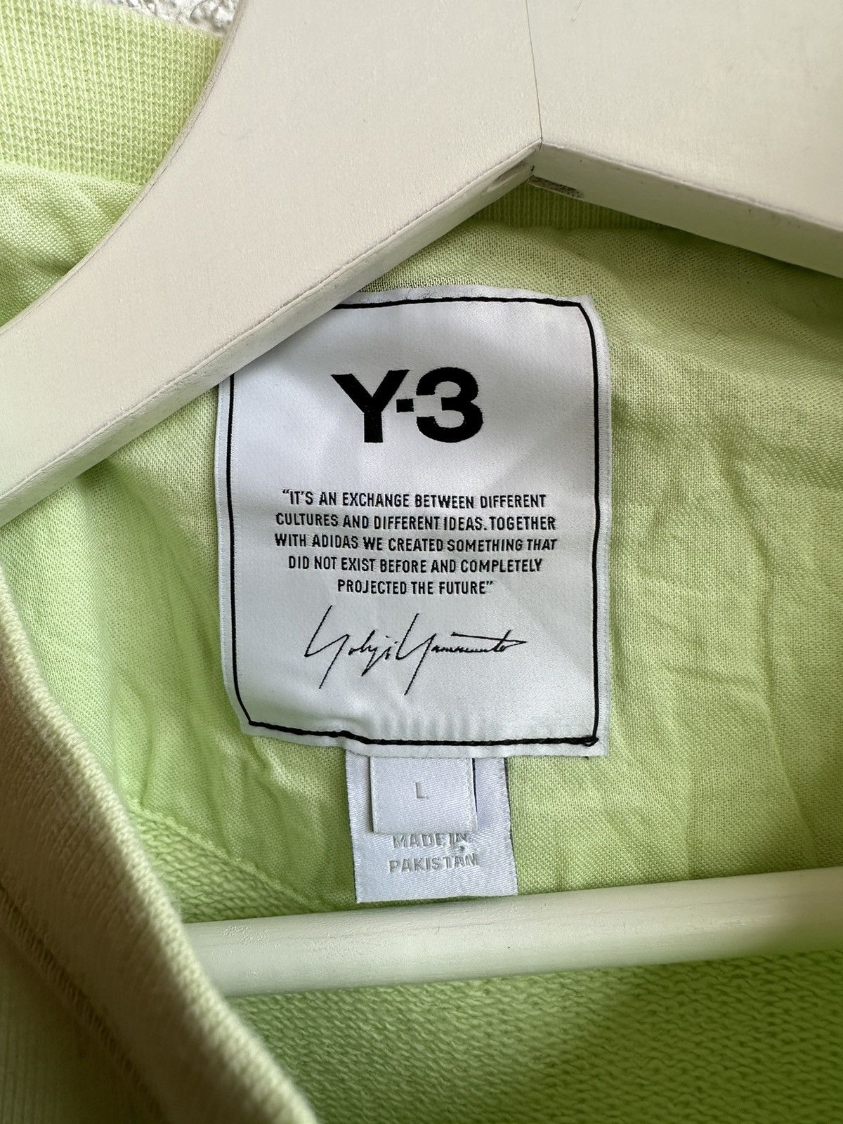 Y-3 mint chest logo sweatshirt Size US L / EU 52-54 / 3 - 5 Thumbnail
