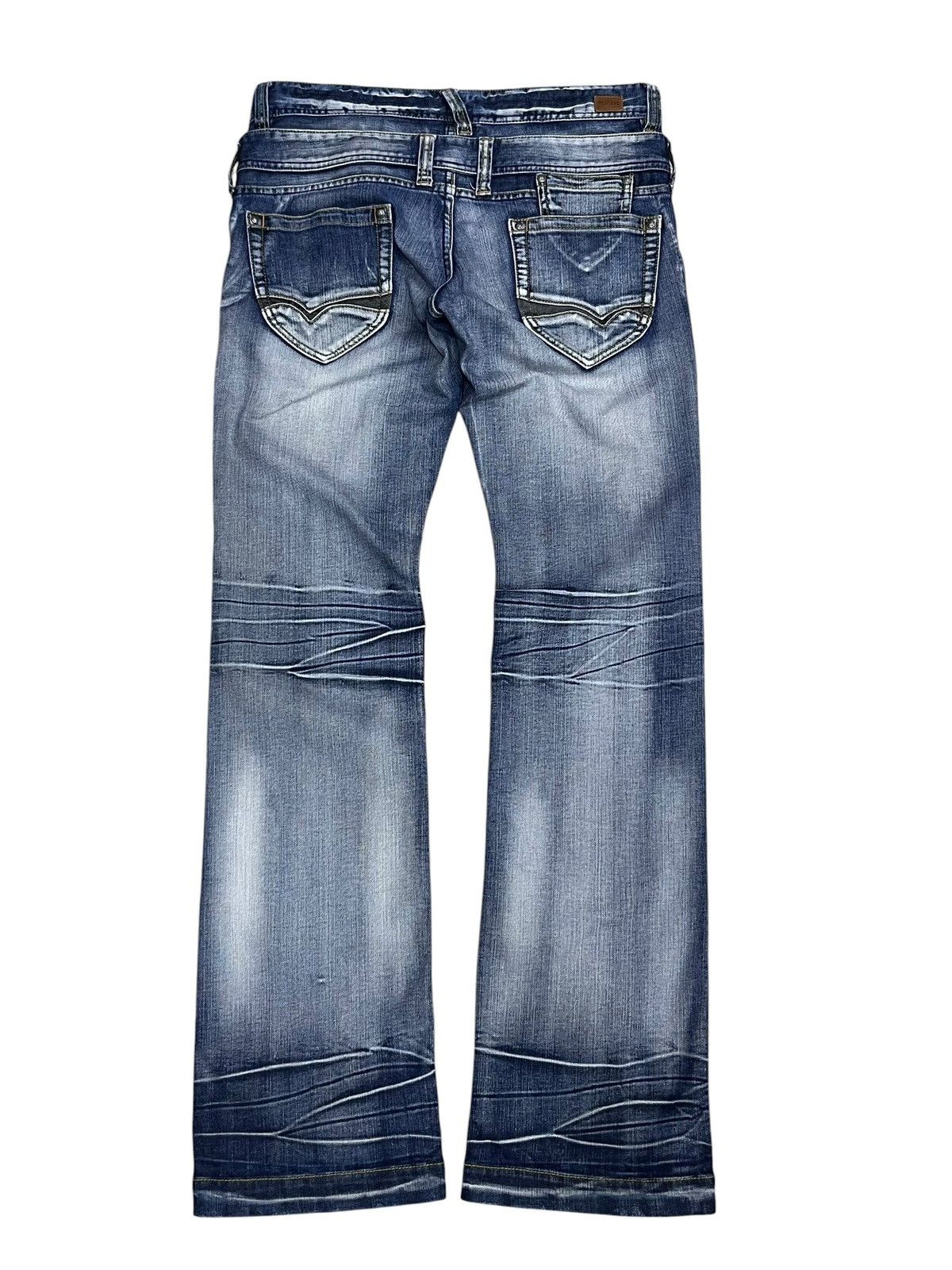 Nicole Club 🔥Vtg Nicole Club For Men Archival Double Waist Flare Denim Size US 31 - 3 Thumbnail