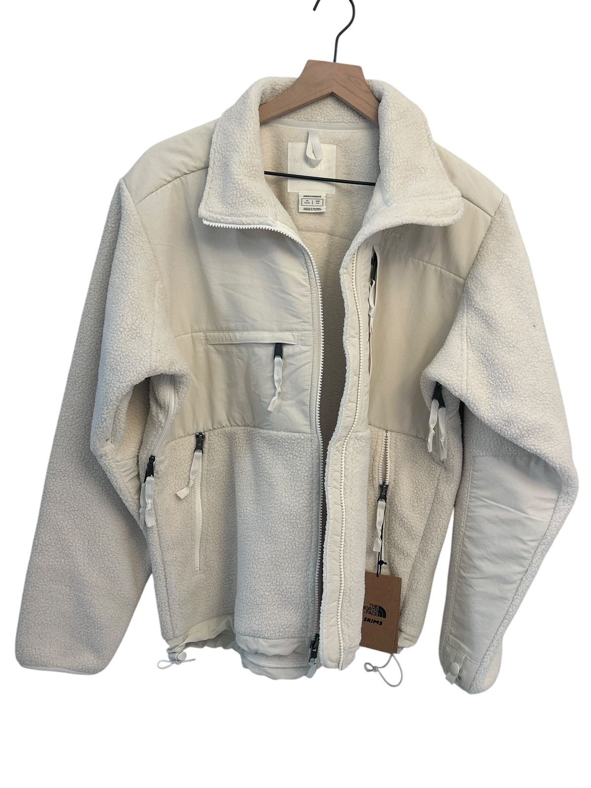 SKIMS The North Face x SKIMS 1995 Denali fleece jacket Bone XS Size XS / US 0-2 / IT 36-38 - 3 Thumbnail