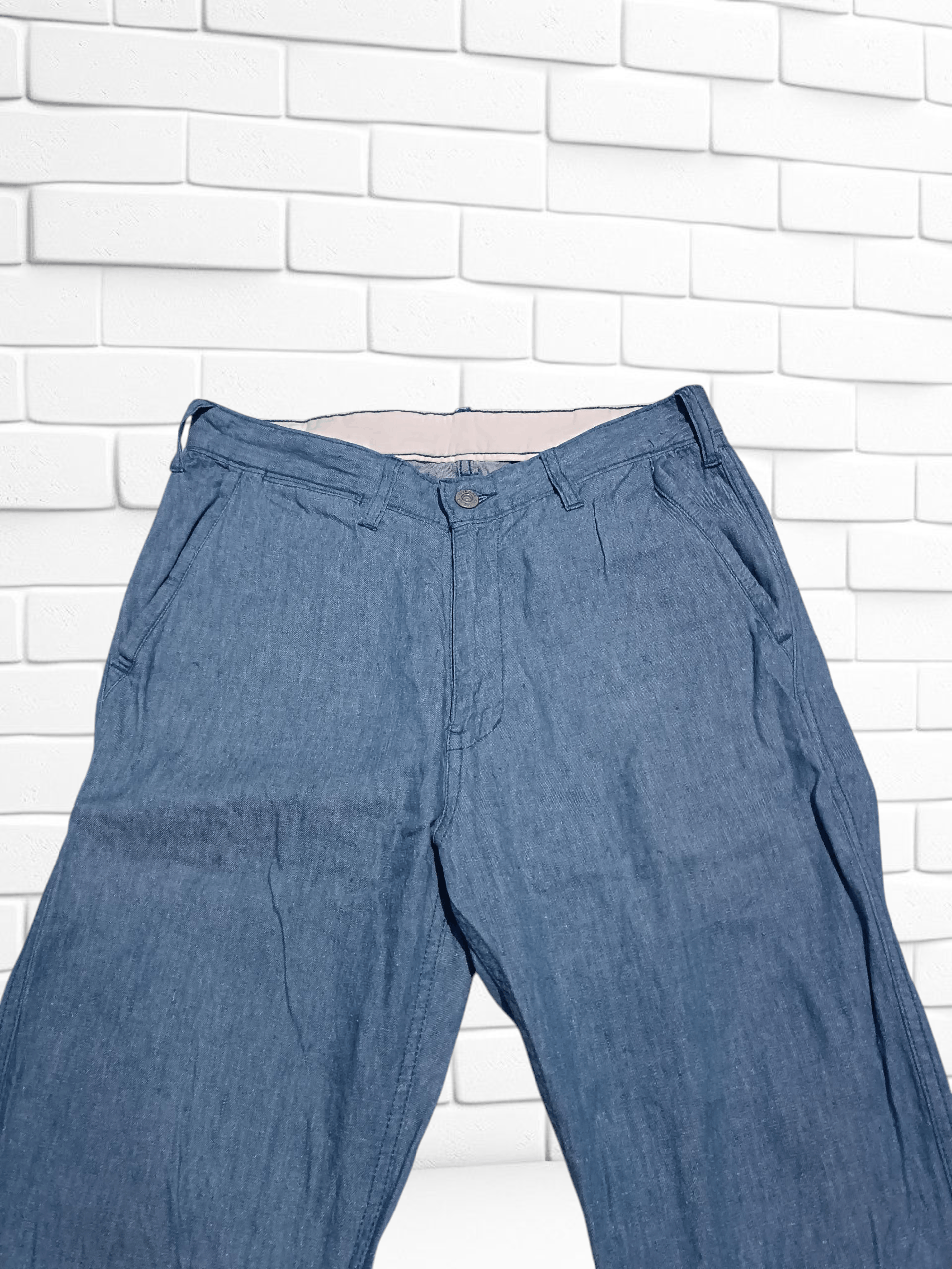 Japanese Brand Journal Standard Soft Jeans/ Linen Slim Fit Size US 30 / EU 46 - 5 Thumbnail