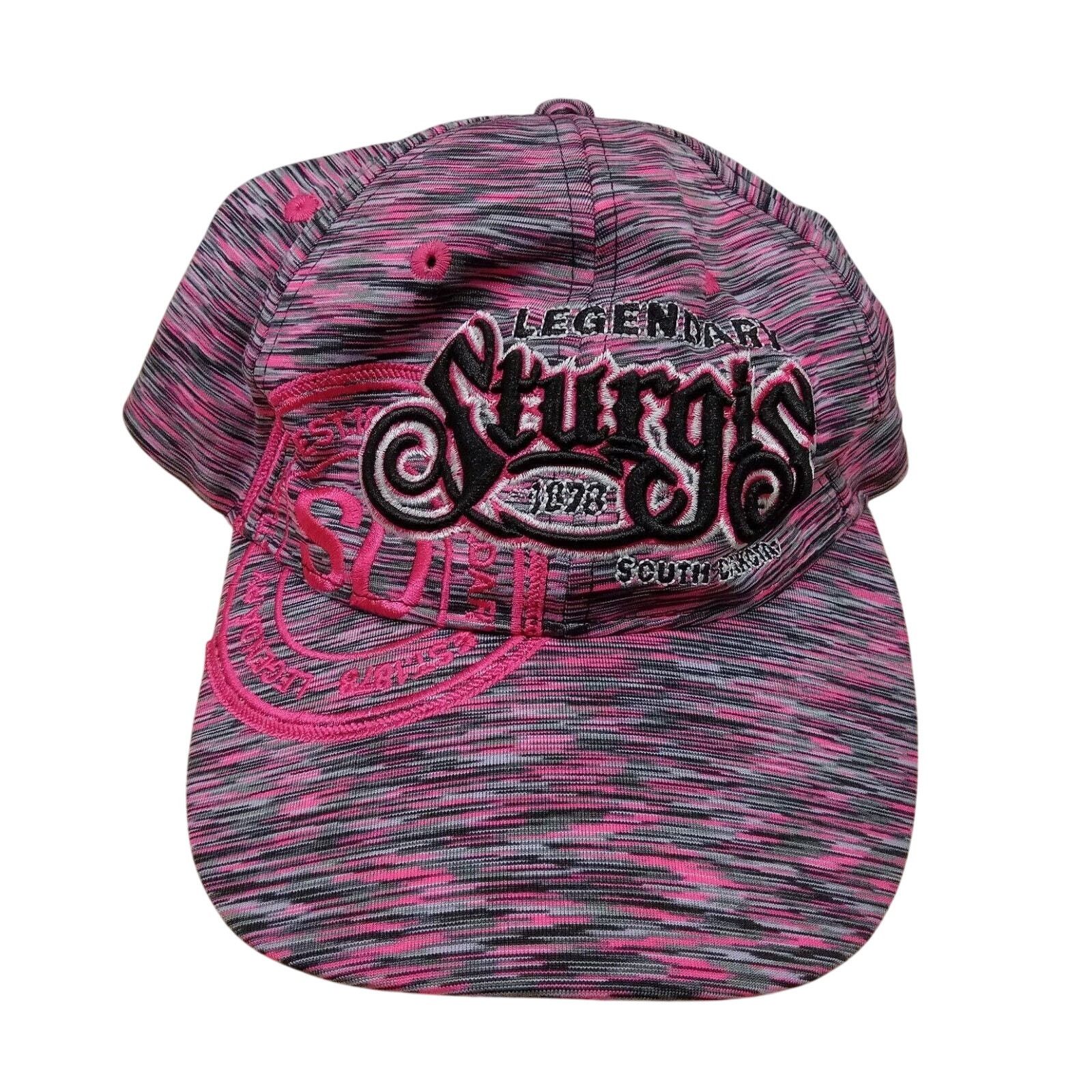 & Other Stories Legendary Sturgis Hat Cap Motorcycle Biker Baseball Cap Pink Size ONE SIZE - 1 Thumbnail