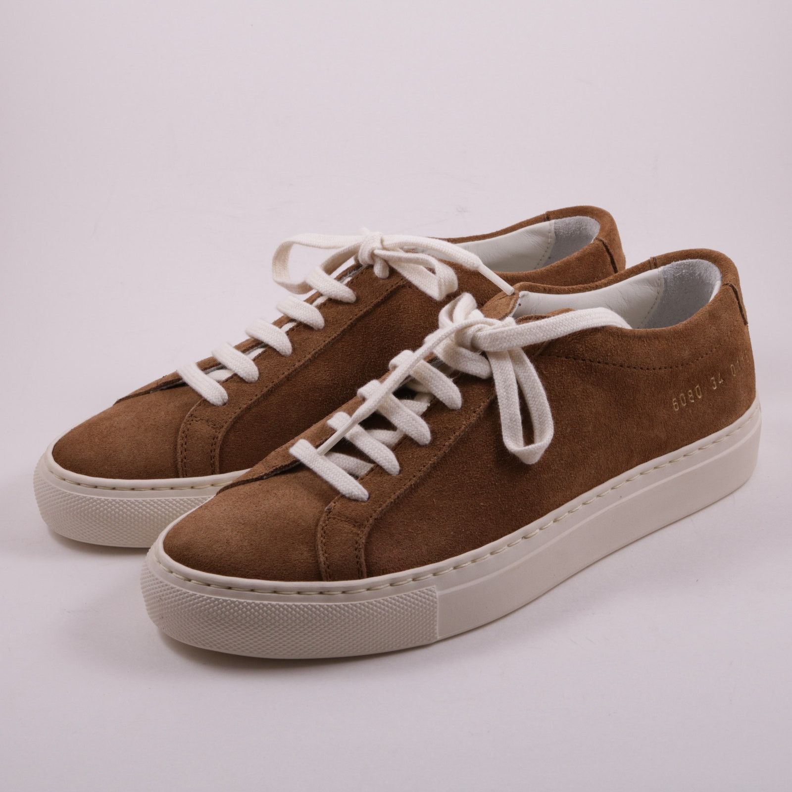 Common Projects Common Projects Achilles Low Leather Sneakers Suede 34 4 Size US 4 / IT 34 - 1 Thumbnail