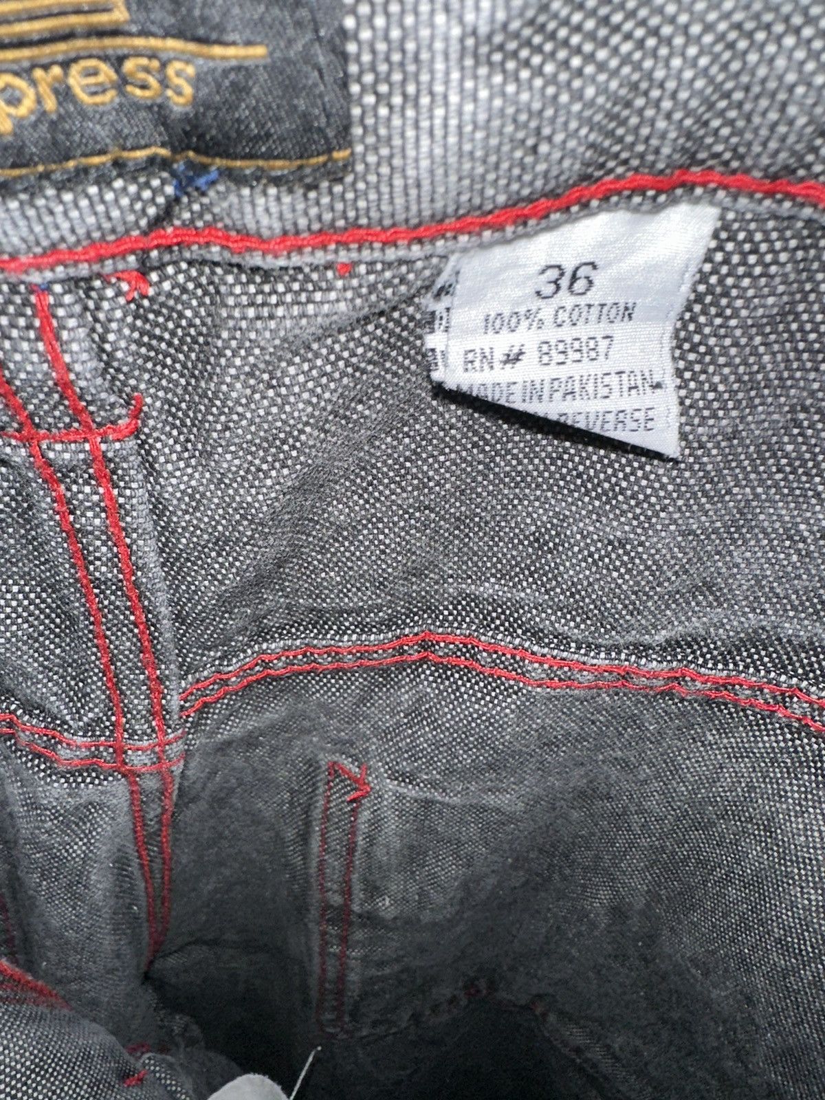 DENIM TEARS × G-Star × Japanese Brand EXPRESS RAW DENIM Size US 36 / EU 52 - 5 Thumbnail