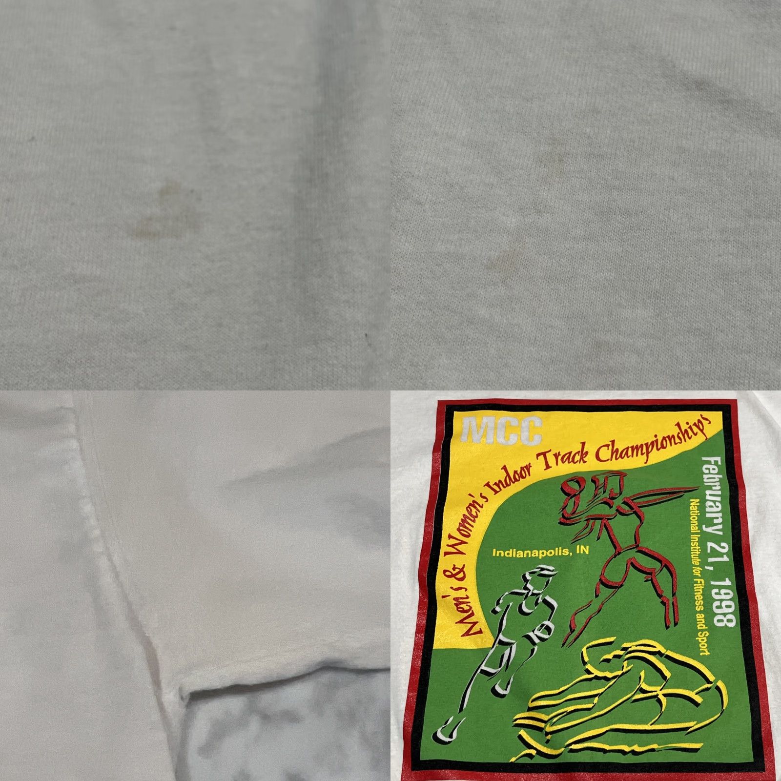 Vintage VINTAGE 1988 MCC Indoor Track Championship T Shirt Men XL Butler UMW Loyola USA Size US XL / EU 56 / 4 - 9 Thumbnail