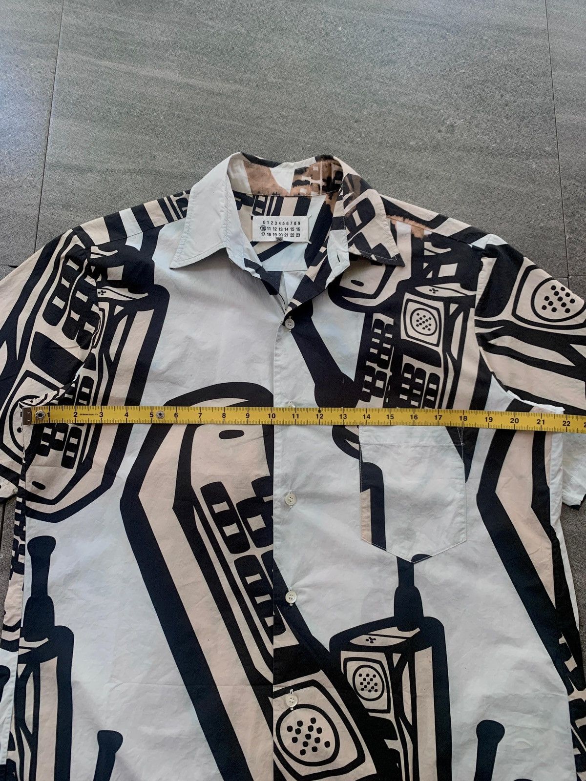 Maison Margiela FREE TAX! Telephone Printed Shirt Size US M / EU 48-50 / 2 - 16 Thumbnail