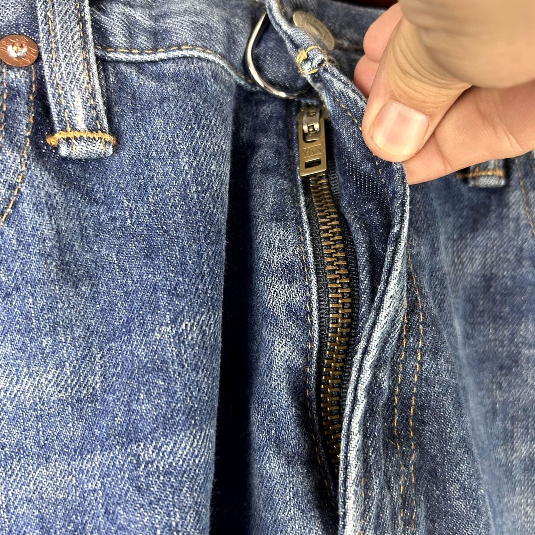 Polo Ralph Lauren VINTAGE? No. Polo Ralph Lauren Jeans Mens 34x30 Stratford Slim Fit Straight Denim Distressed Size US S / EU 44-46 / 1 - 5 Thumbnail