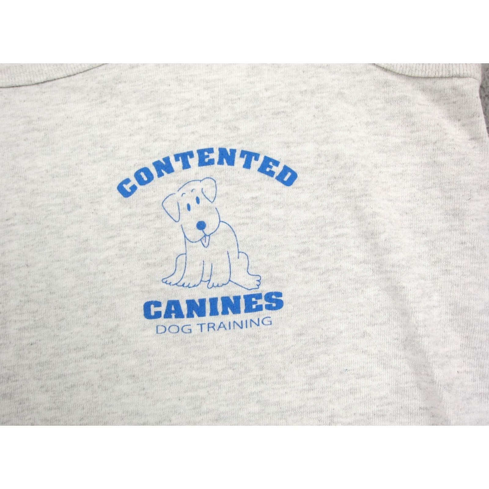 Vintage VINTAGE Tank Top Womens S Gray 90s Retro Dog Contented Canines Basic Sleeveless Scoop Neck Pullover Casual Workwear Mens Womens Girls Boys? Size S / US 4 / IT 40 - 2 Thumbnail