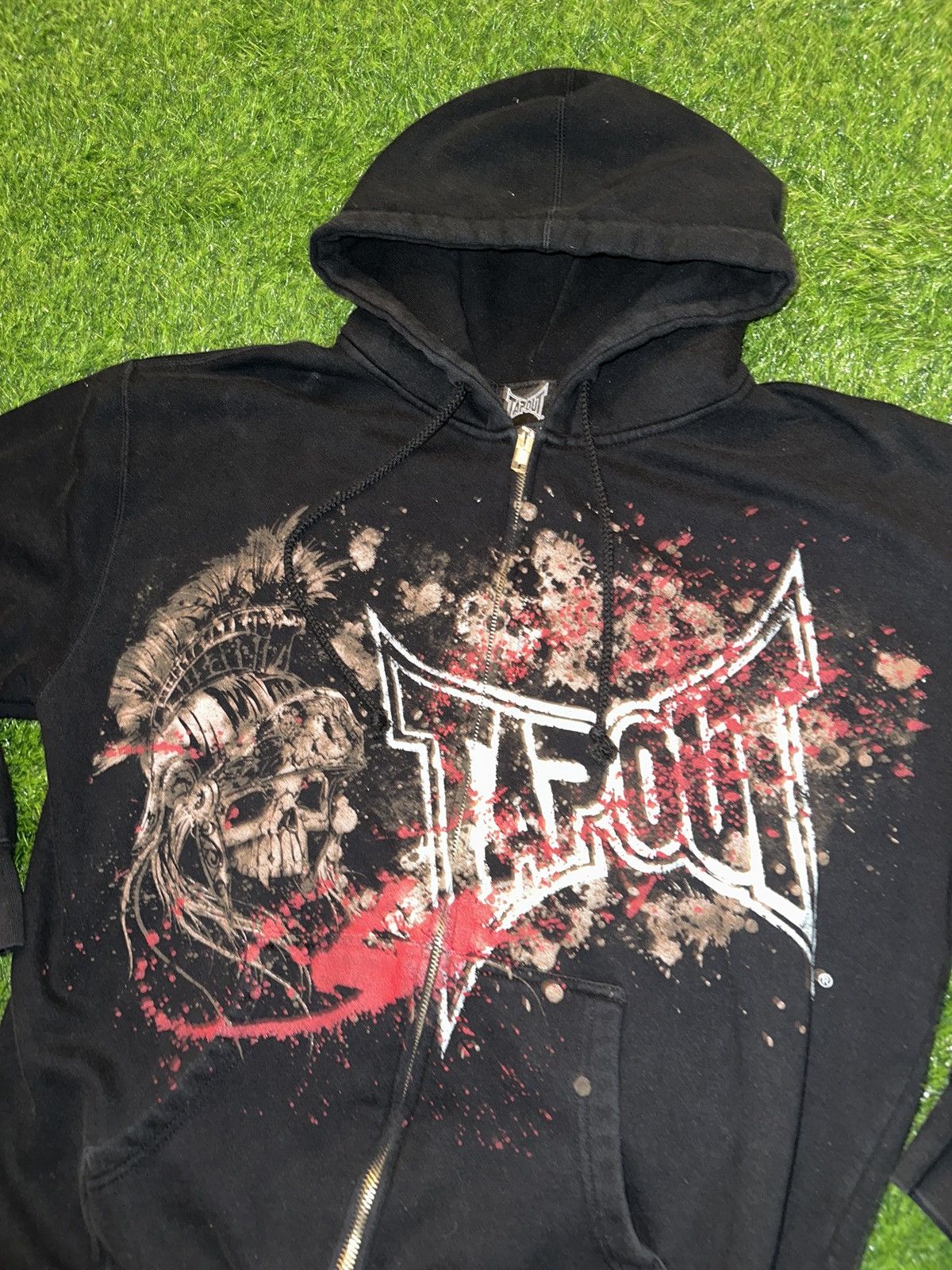 Tapout Tapout hoodie punk y2k grung skate zip up hoodie size Medium Size US M / EU 48-50 / 2 - 3 Thumbnail