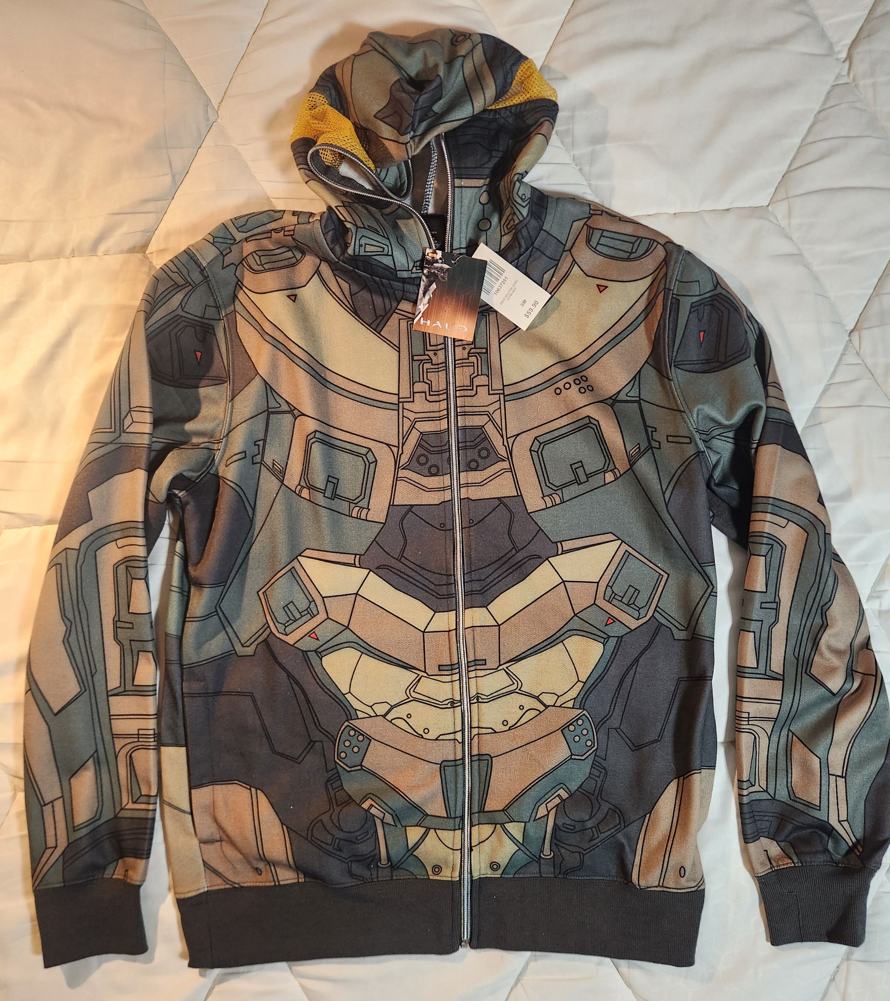 Halo Halo Master Chief Cosplay Full-Zip Hoodie Size US S / EU 44-46 / 1 - 1 Thumbnail