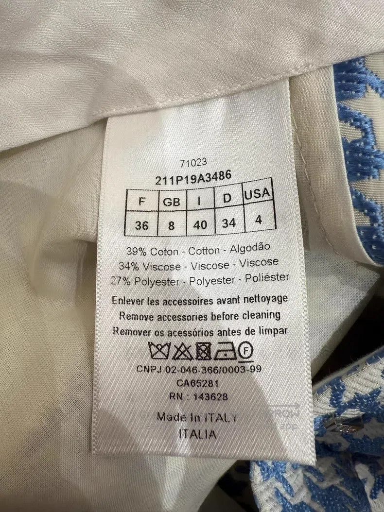 Dior Dior Blue and white check trousers Size 24" / US 00 / IT 34 - 5 Thumbnail