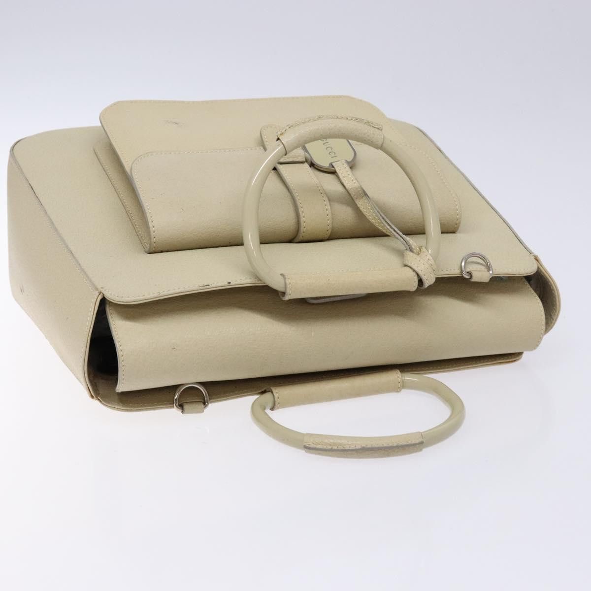Gucci GUCCI Hand Bag Leather Beige 000 2058 0307 5 Size ONE SIZE - 6 Thumbnail