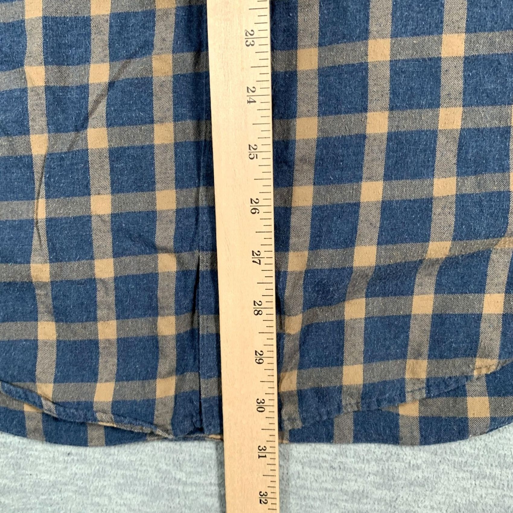 Patagonia Patagonia Shirt Mens L Blue Tan Plaid Organic Cotton Button Down Flannel Size US L / EU 52-54 / 3 - 7 Thumbnail